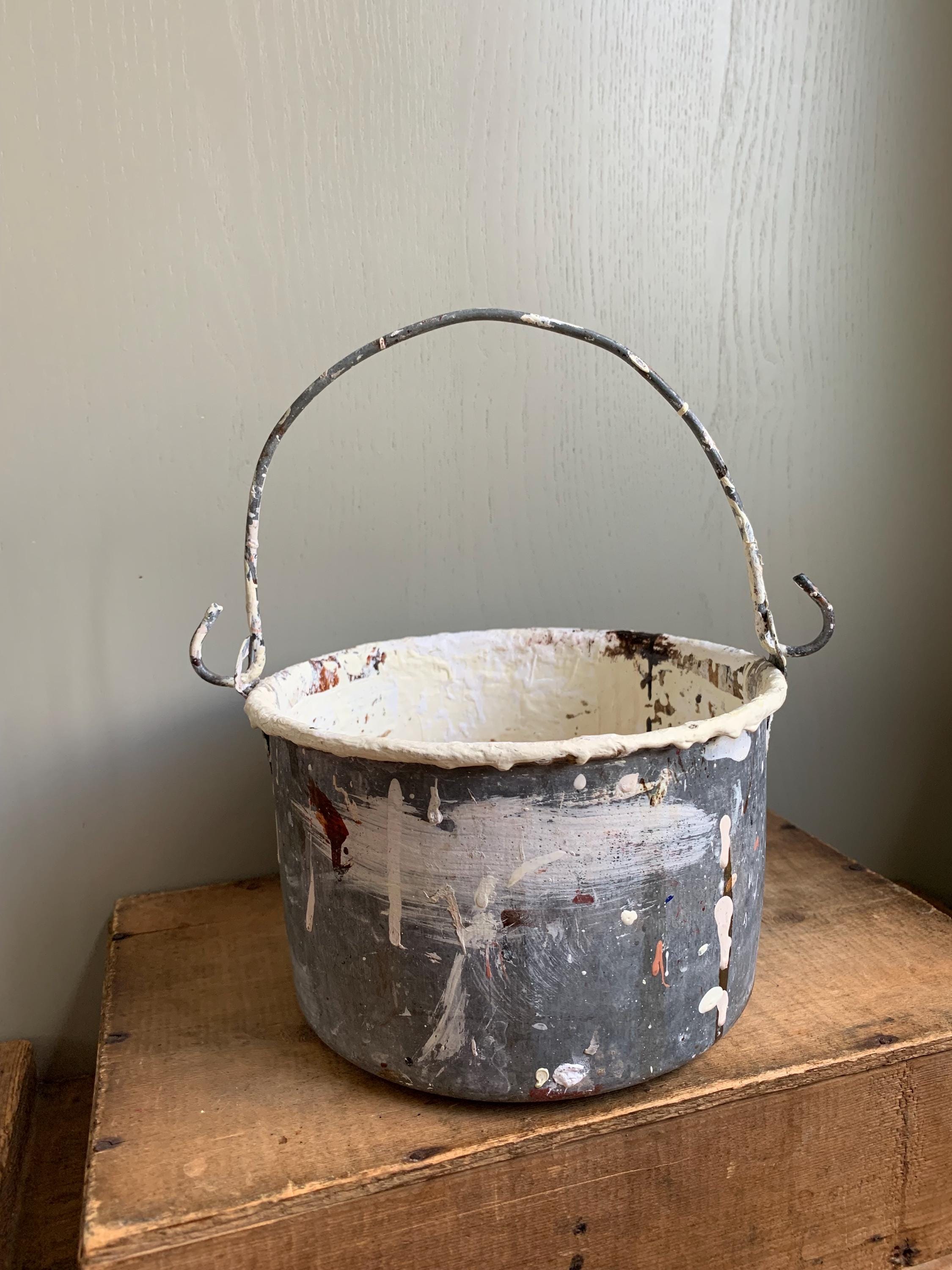 Vintage Paint Kettle, Planter