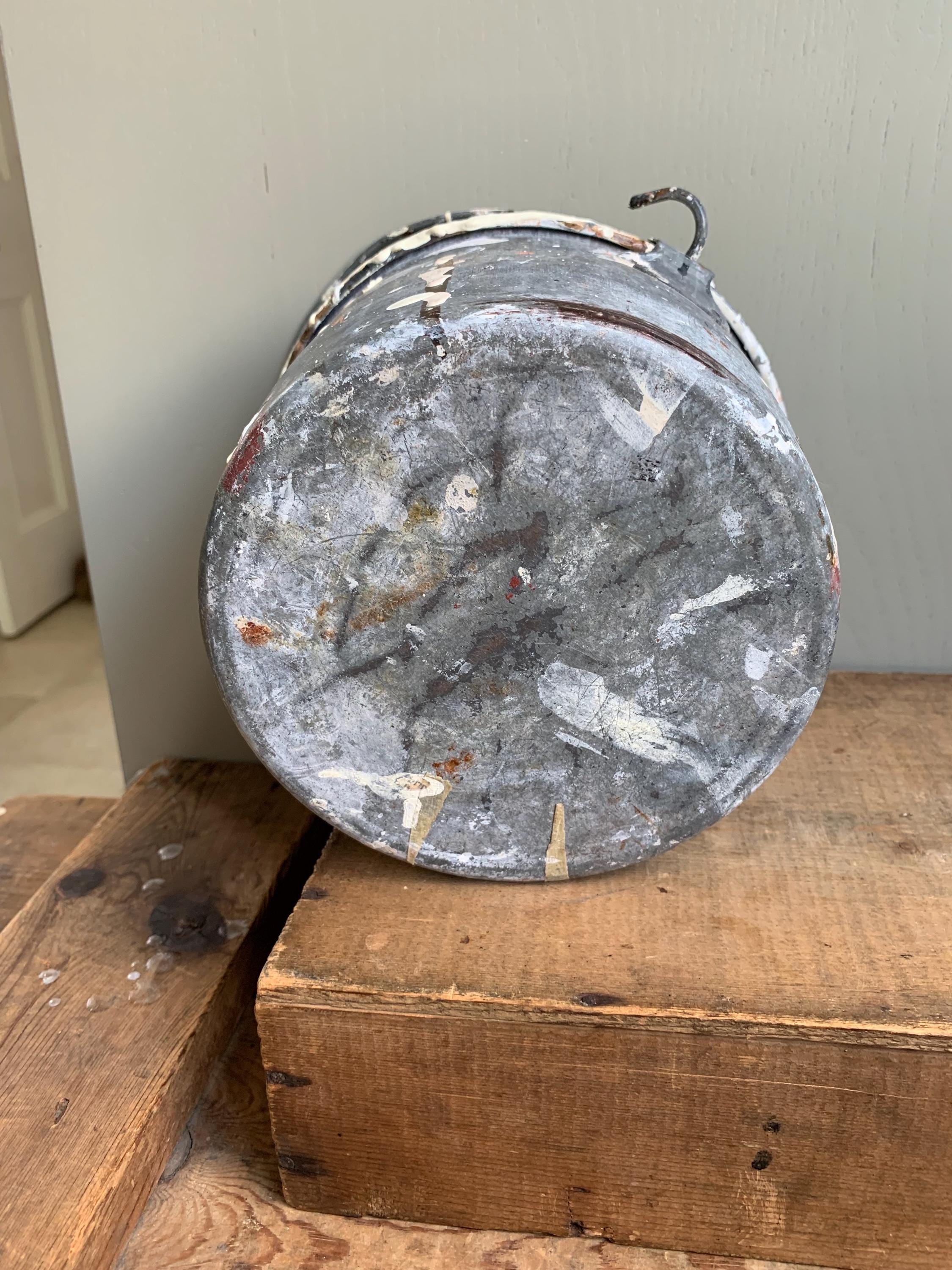 Vintage Paint Kettle, Planter