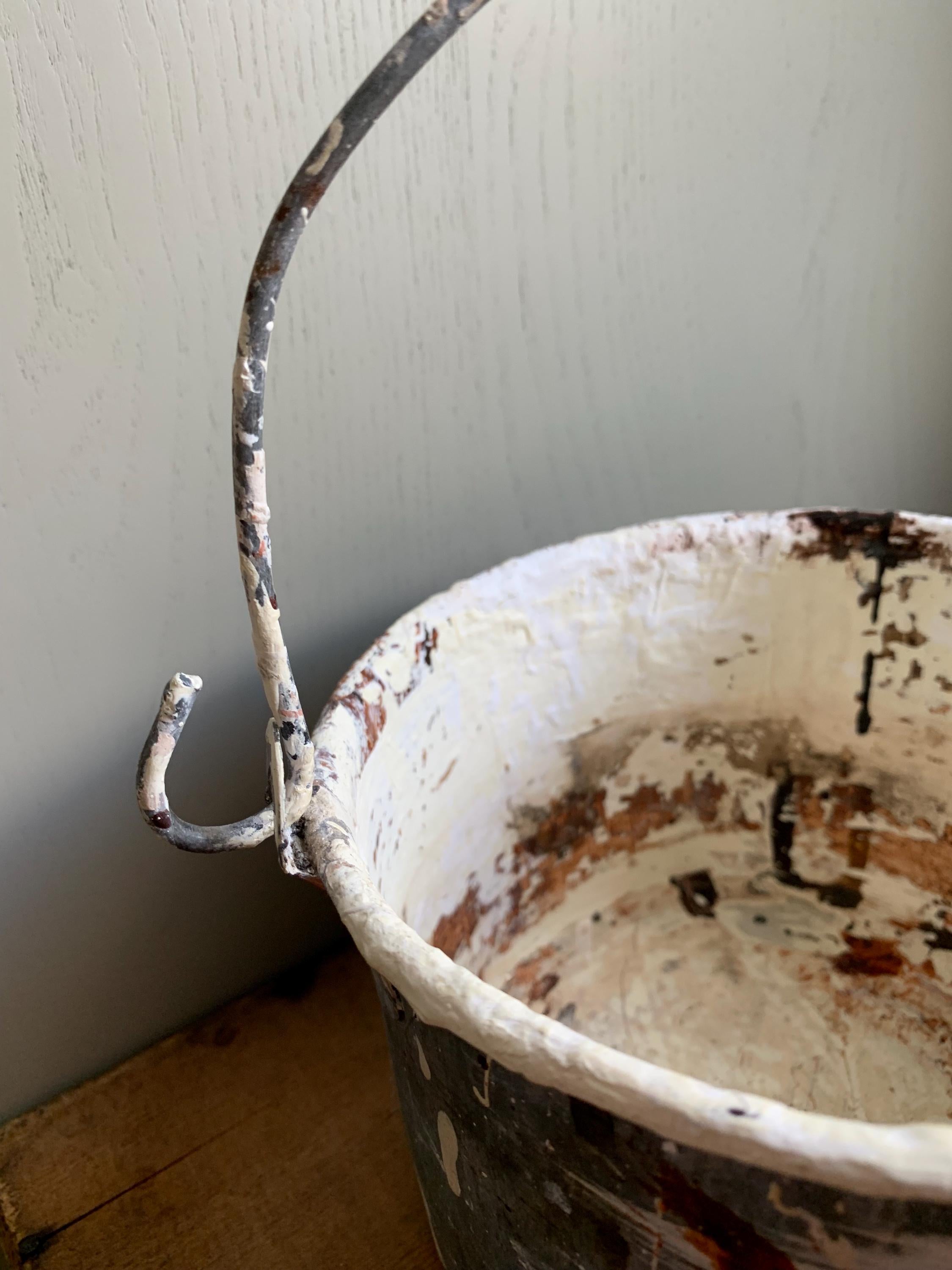 Vintage Paint Kettle, Planter