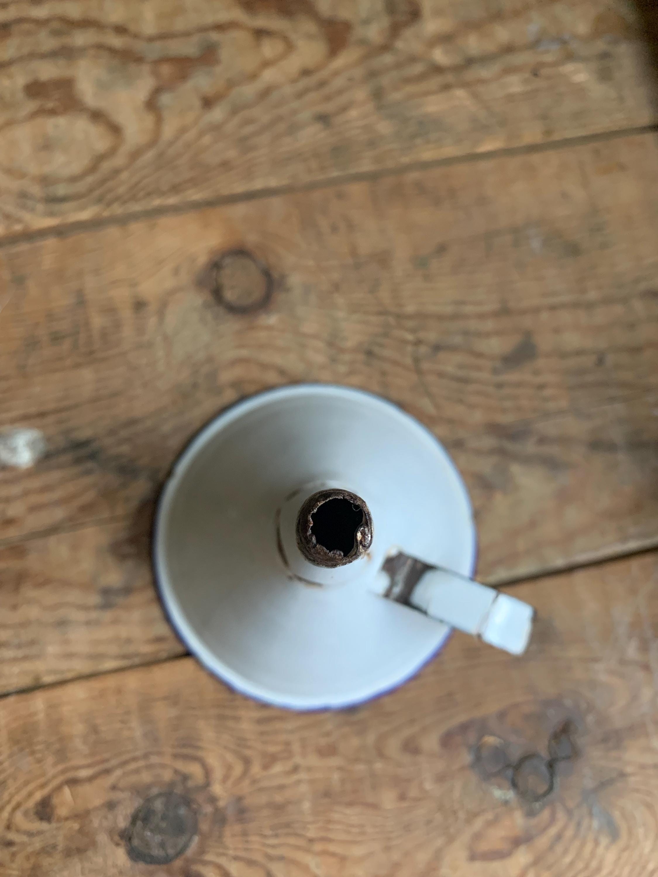 Vintage Enamelware Funnel.