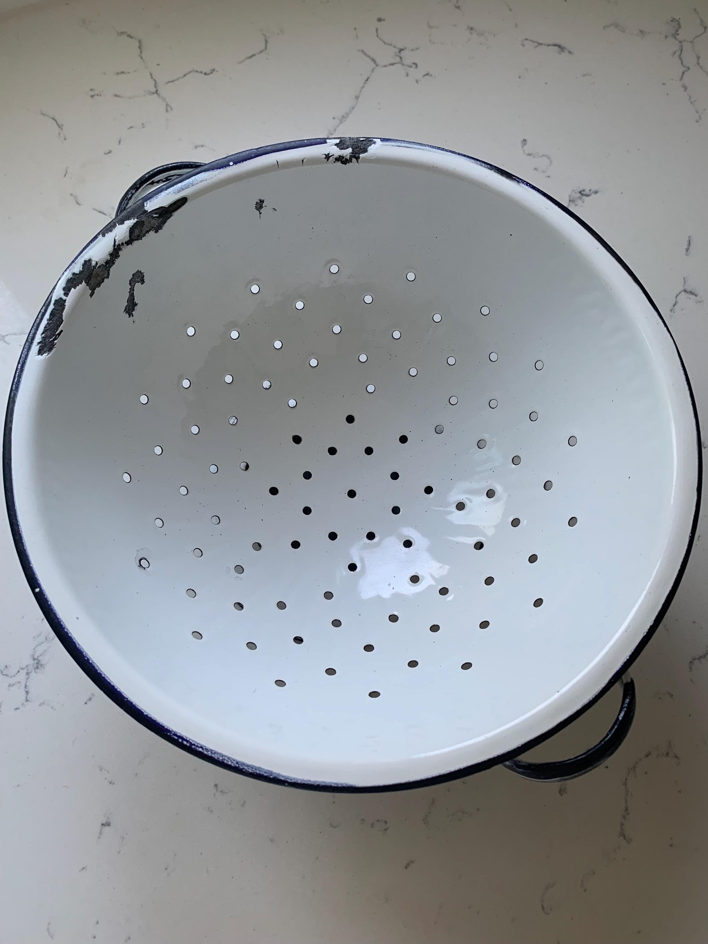 Vintage Enamelware Colander