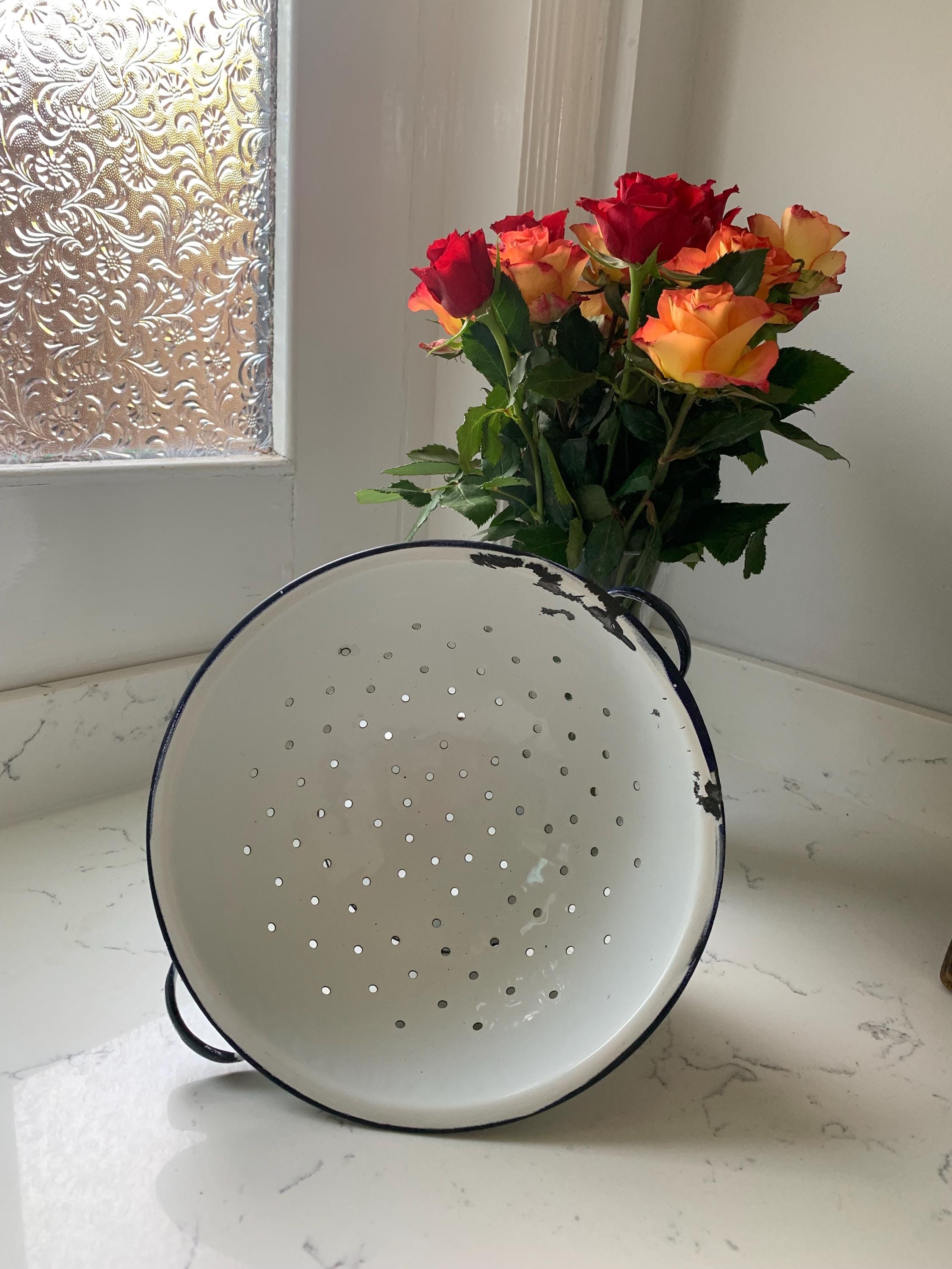 Vintage Enamelware Colander