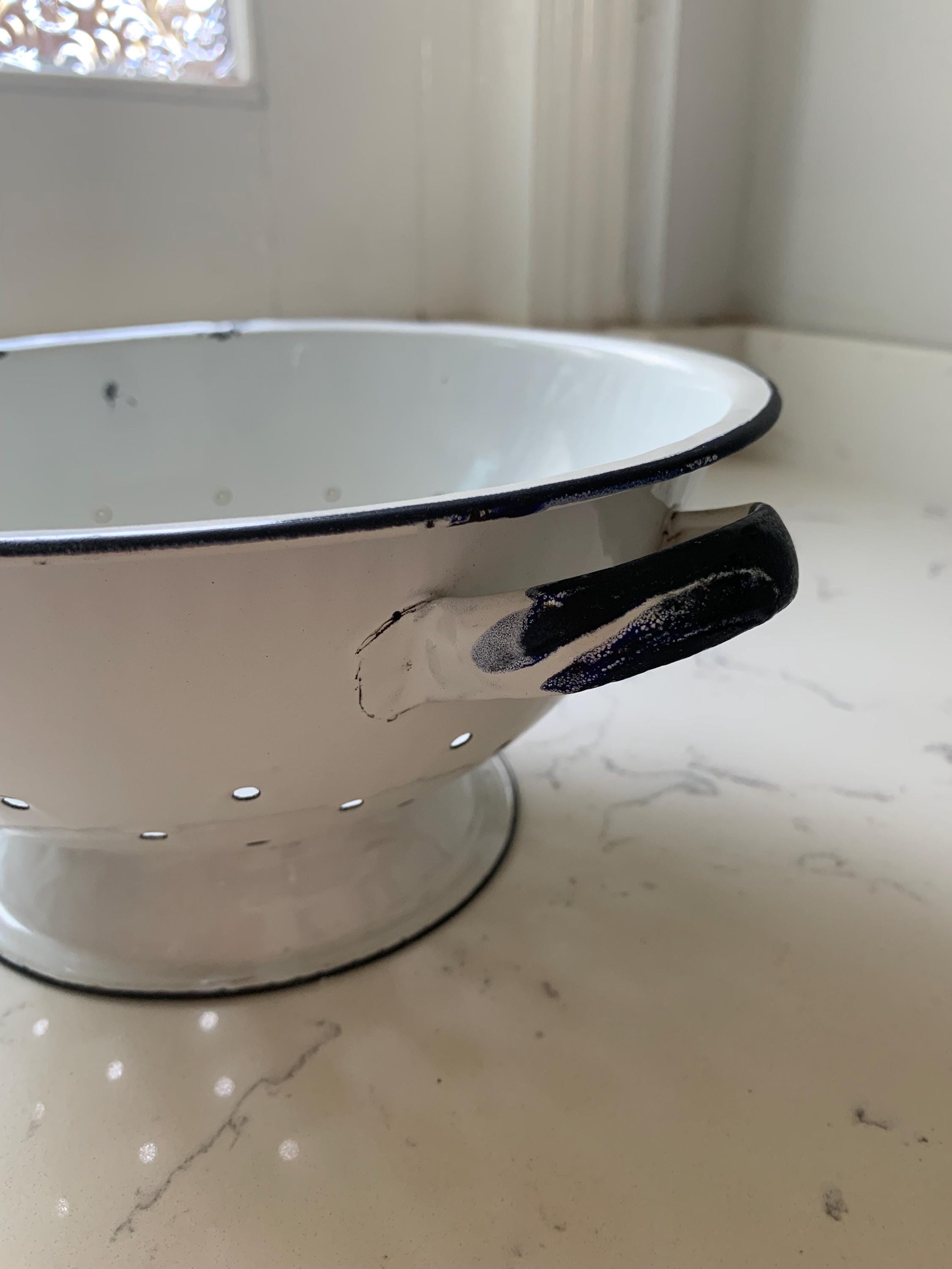 Vintage Enamelware Colander