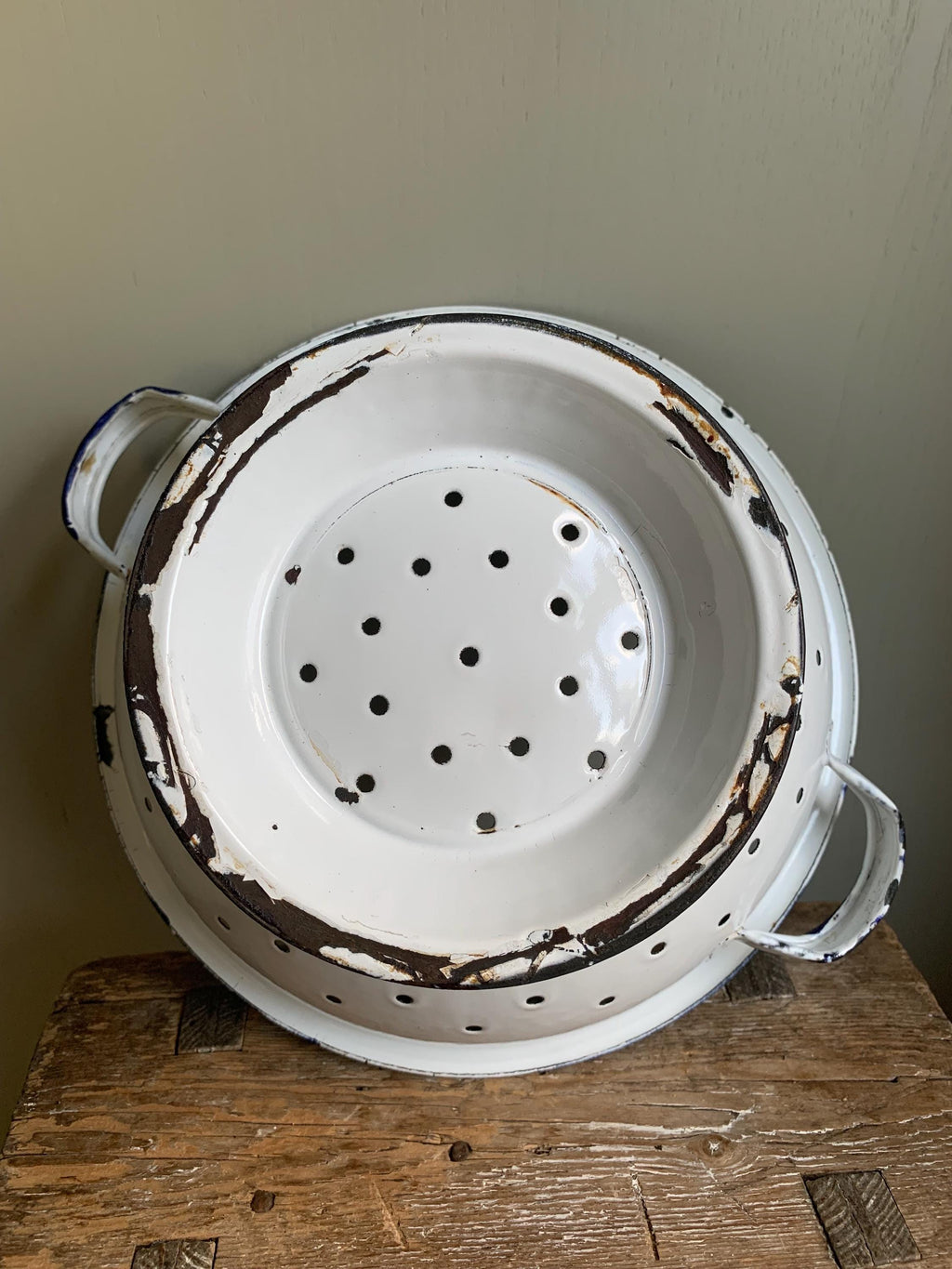 Vintage Enamelware Colander