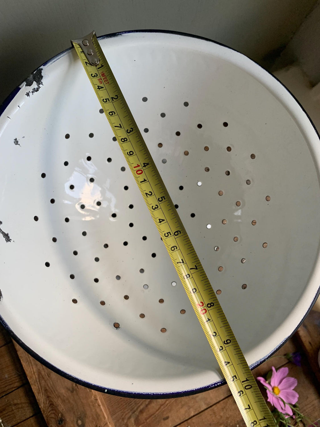 Vintage Enamelware Colander