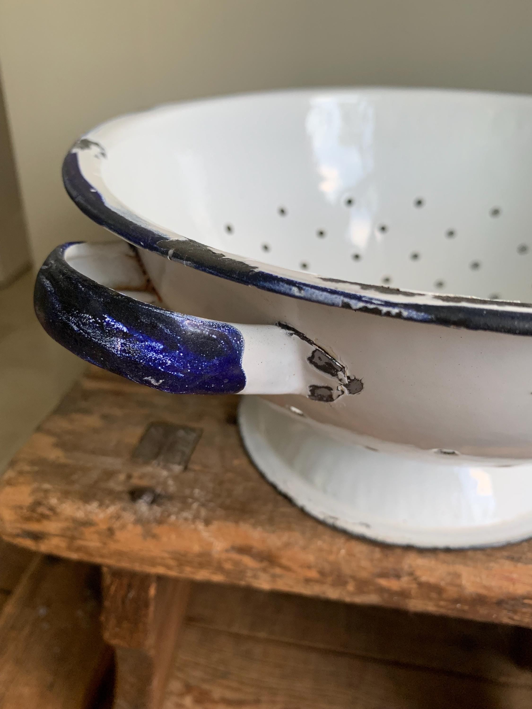 Vintage Enamelware Colander