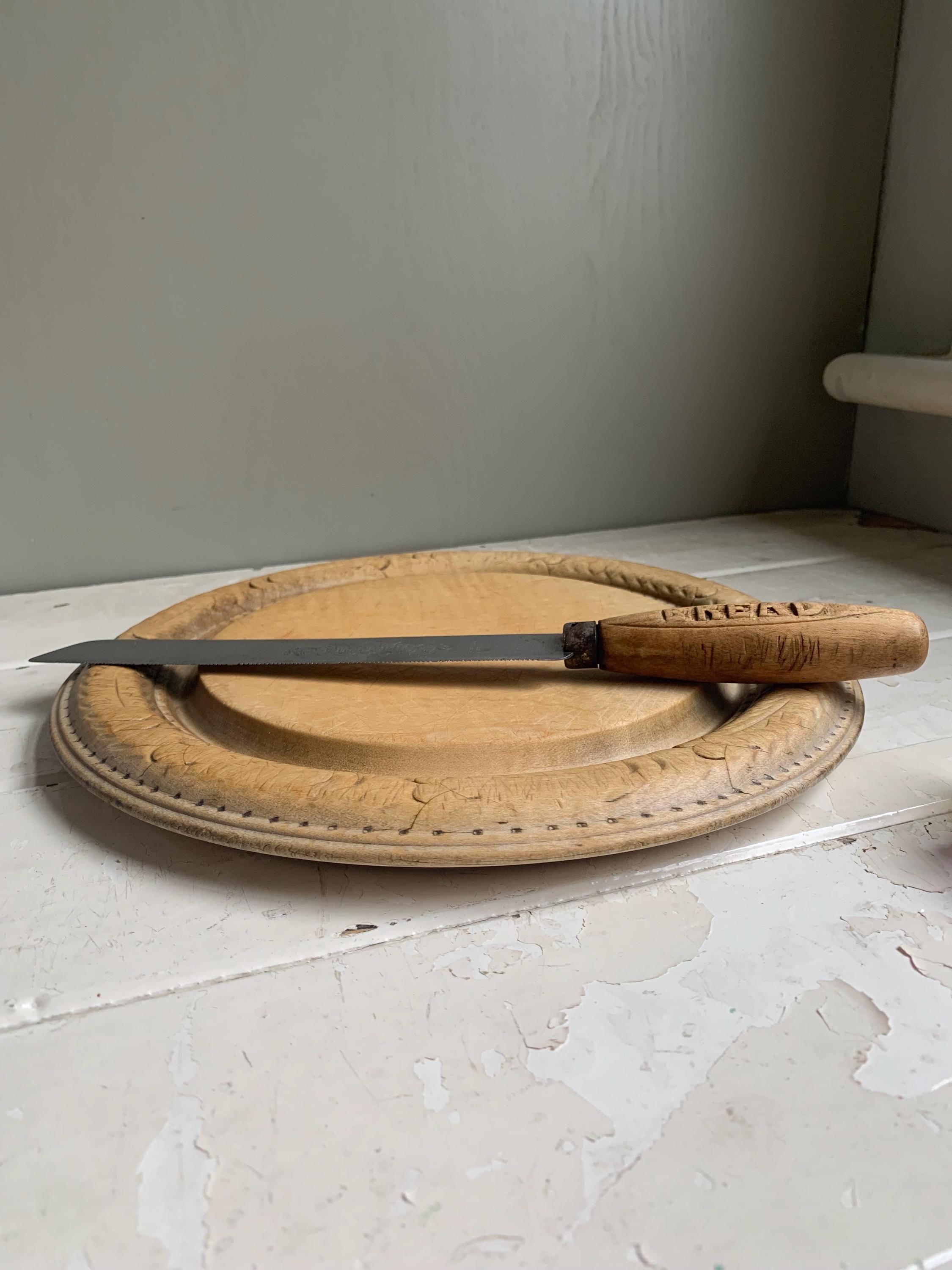 Vintage Carved Bread Board