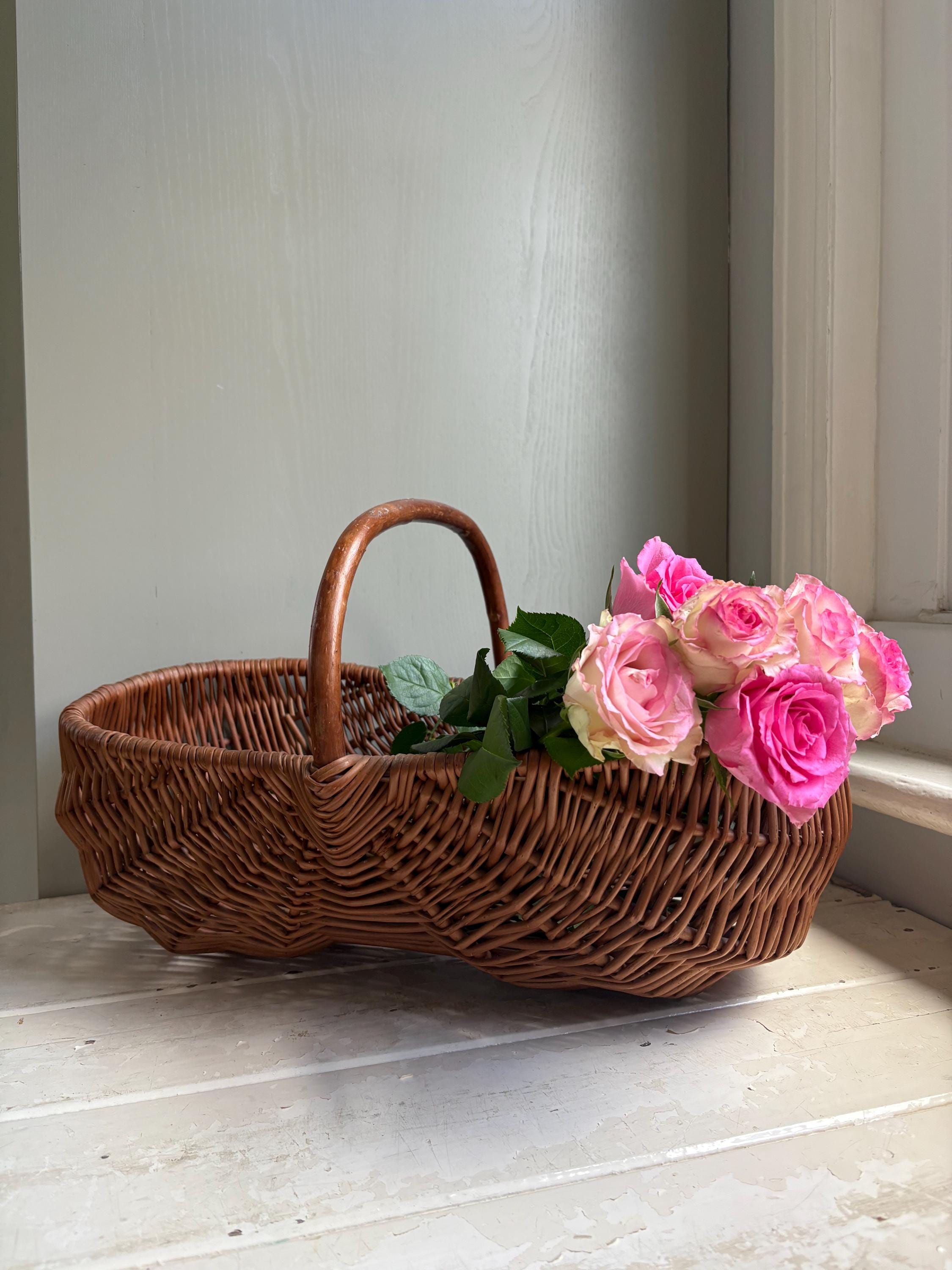 Wicker Grape Basket, Wicker Basket