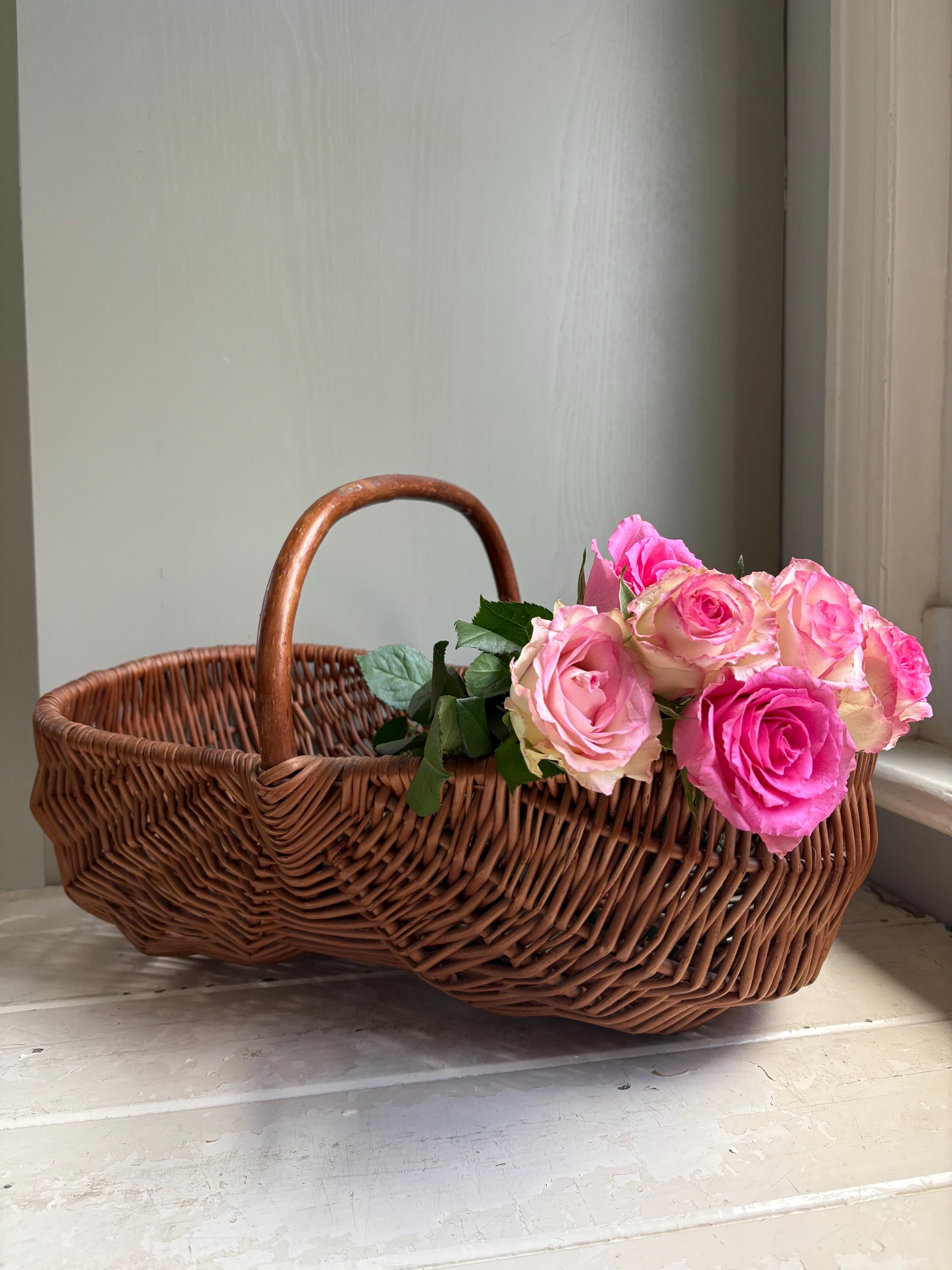 Wicker Grape Basket, Wicker Basket