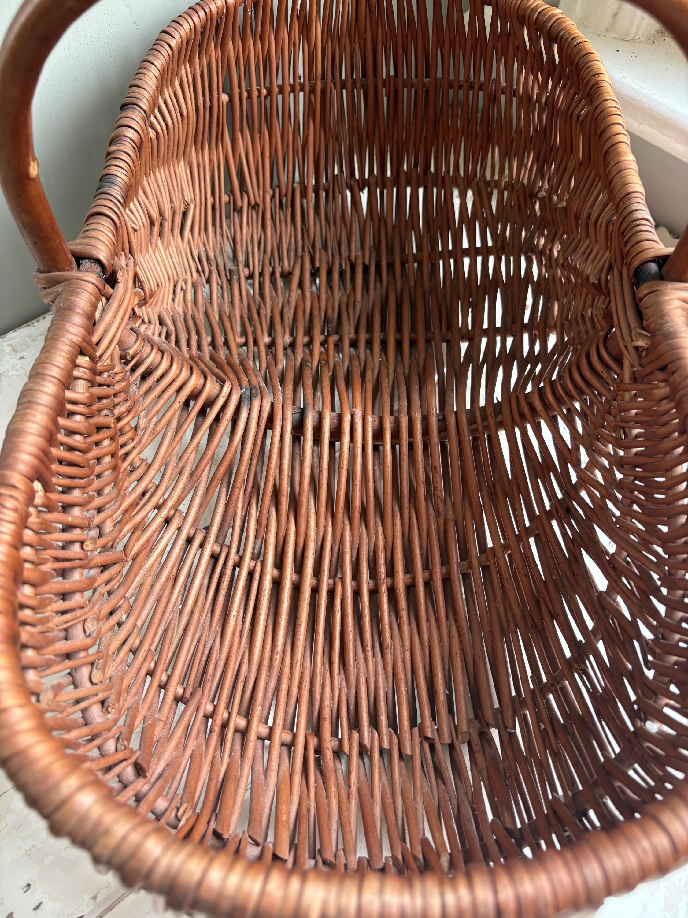 Wicker Grape Basket, Wicker Basket