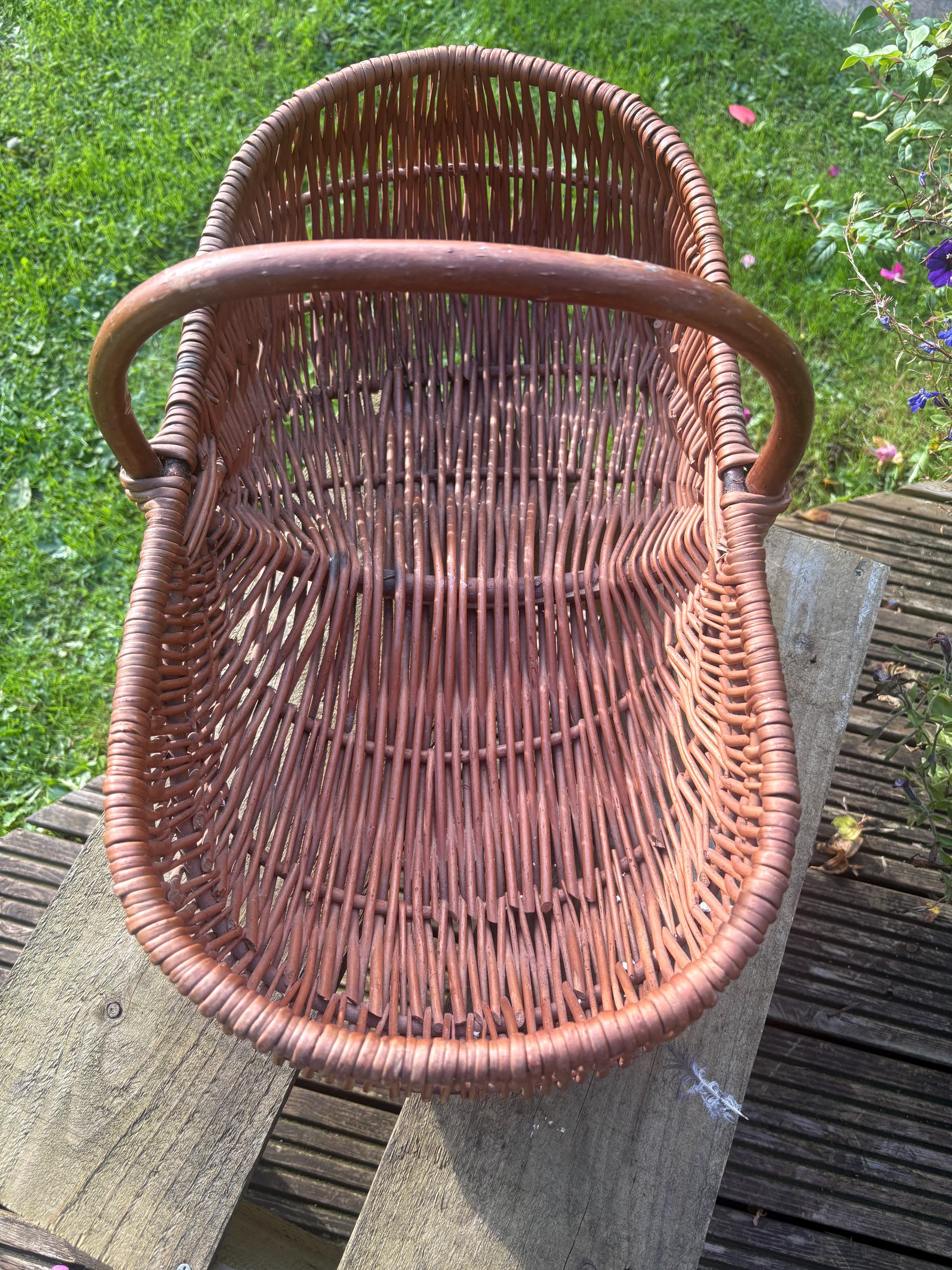 Wicker Grape Basket, Wicker Basket