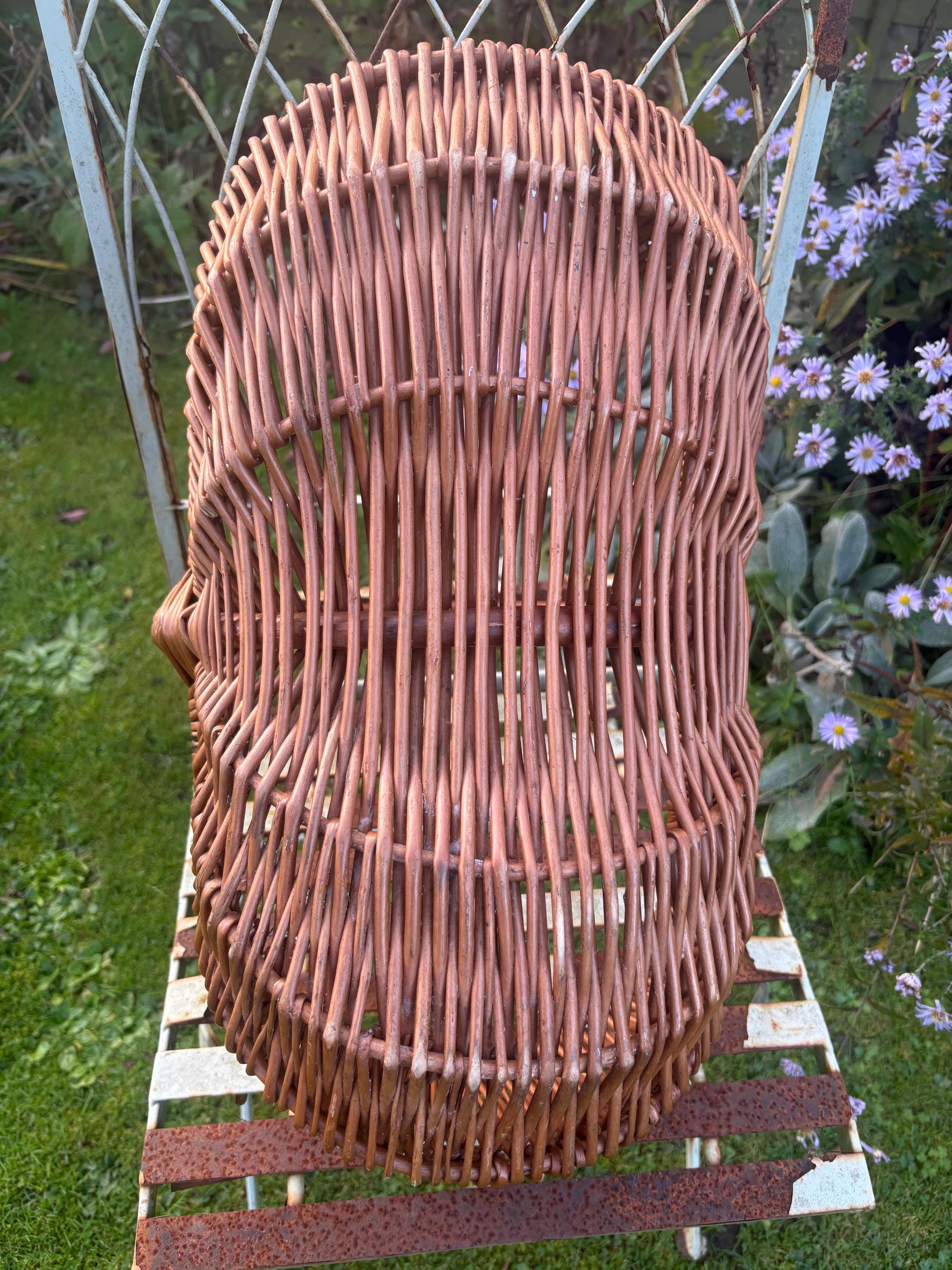 Wicker Grape Basket, Wicker Basket