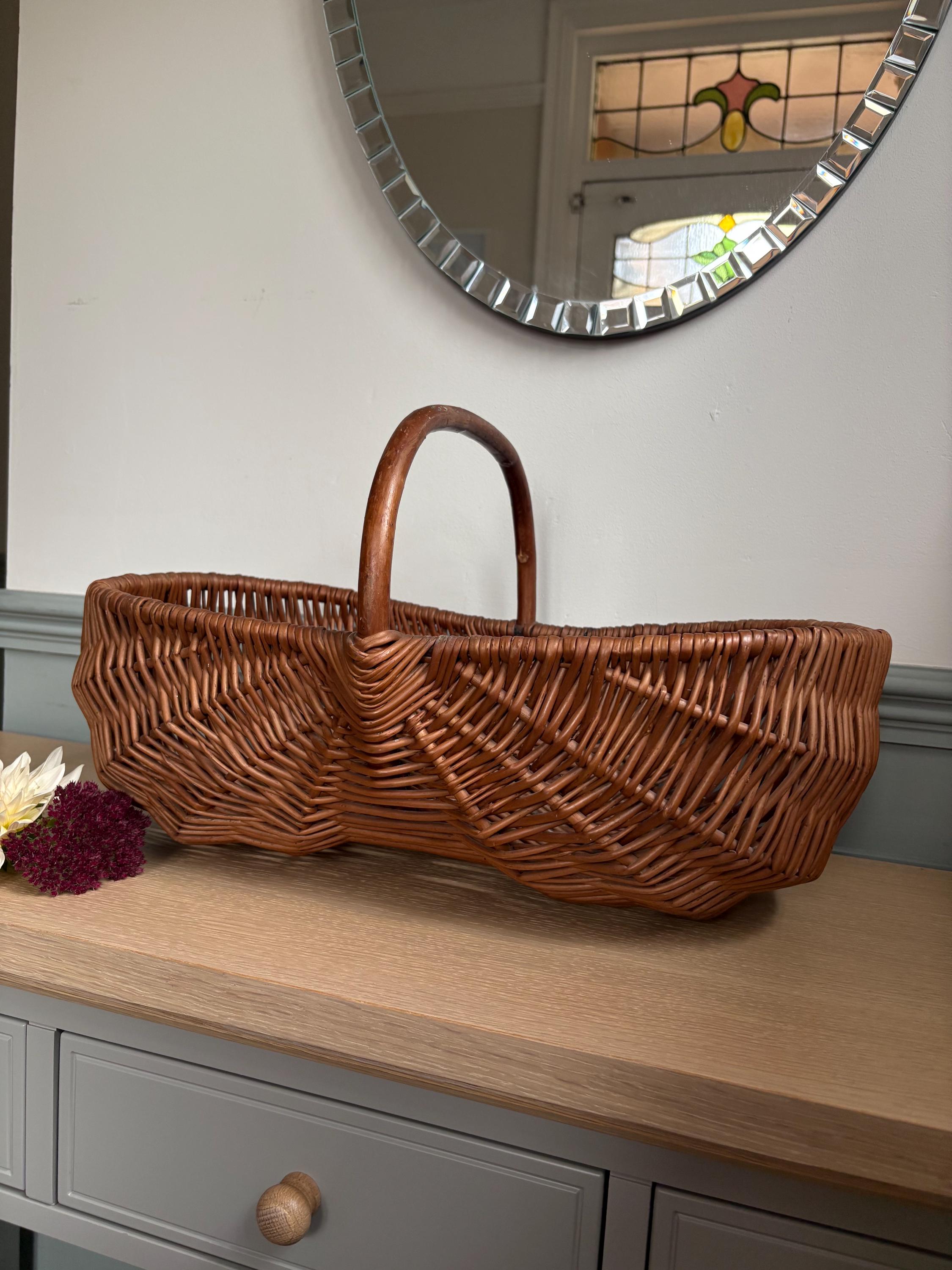 Wicker Grape Basket, Wicker Basket