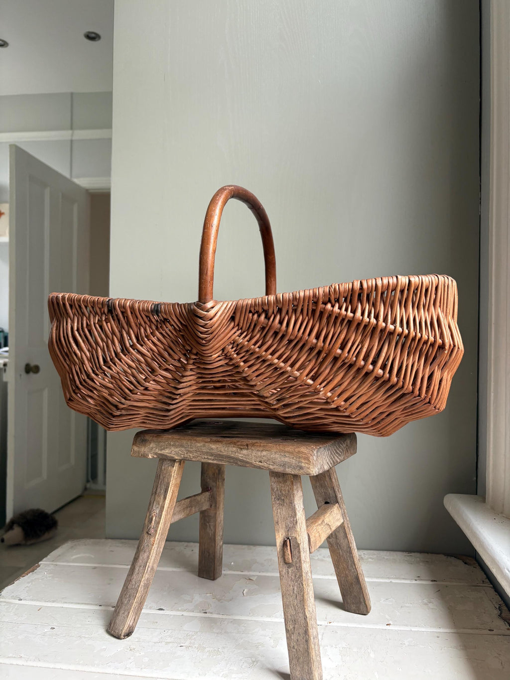 Wicker Grape Basket, Wicker Basket