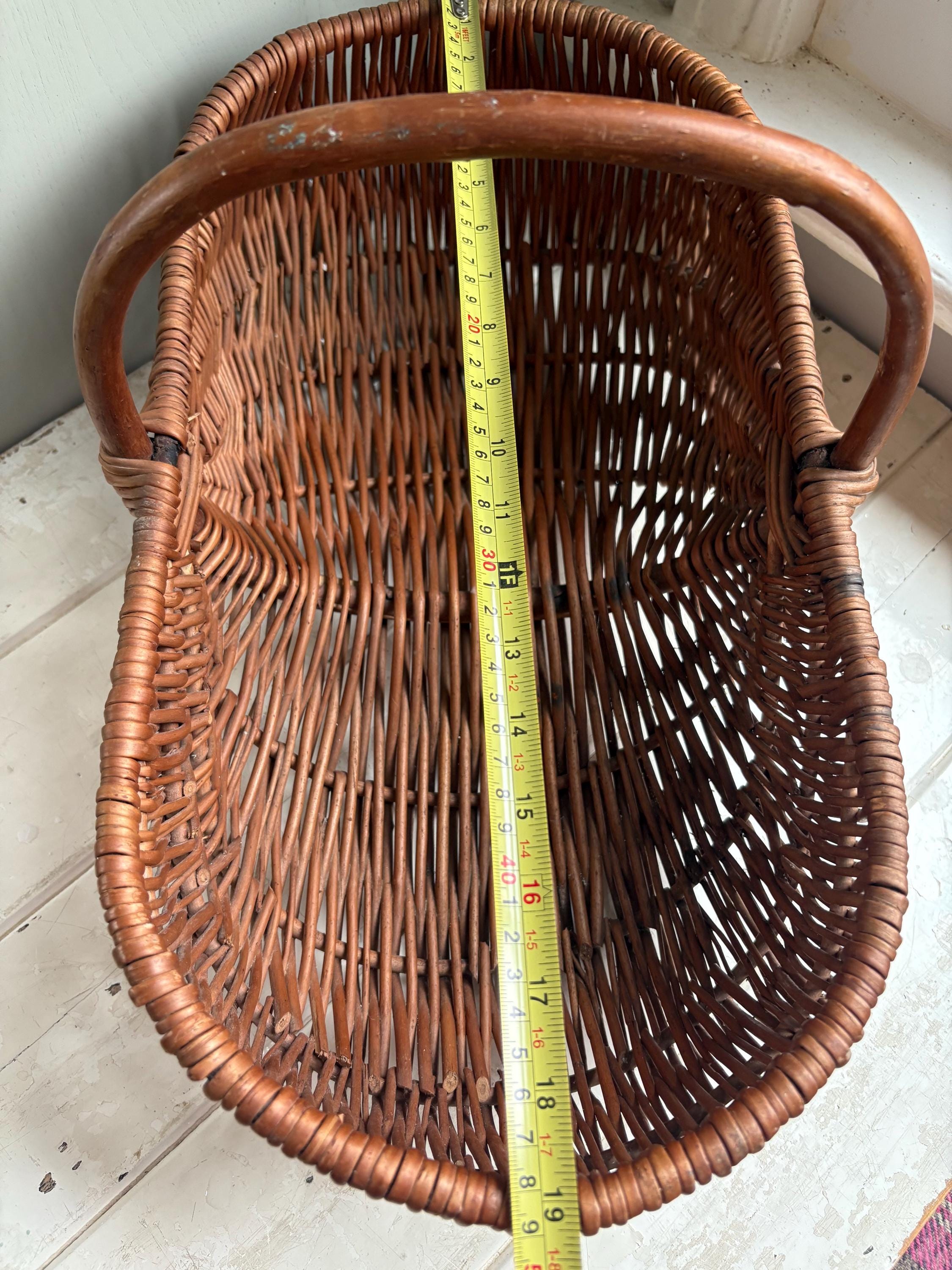 Wicker Grape Basket, Wicker Basket