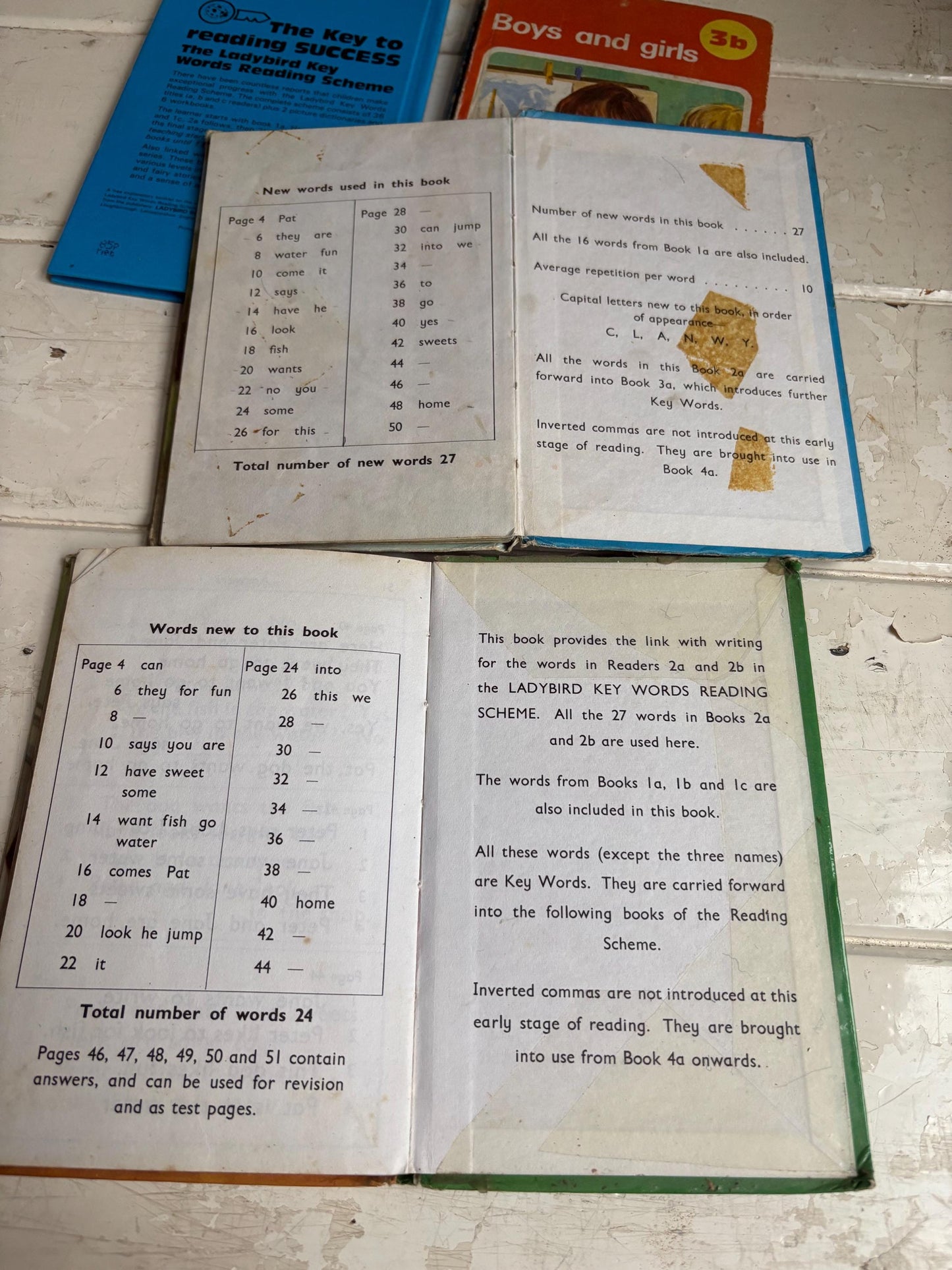 Five Ladybird Books, Vintage Ladybird Books