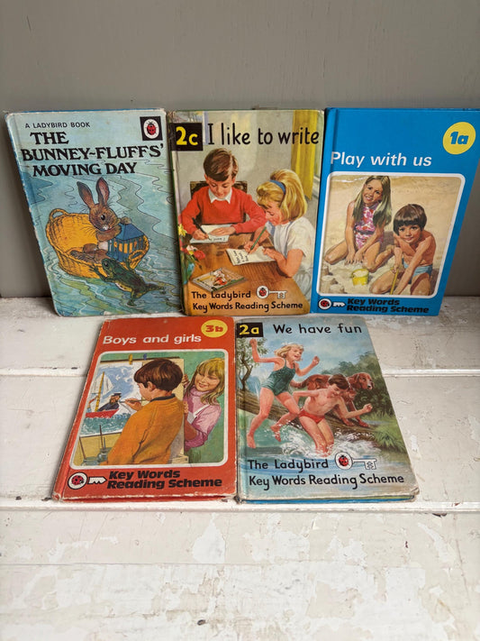 Five Ladybird Books, Vintage Ladybird Books