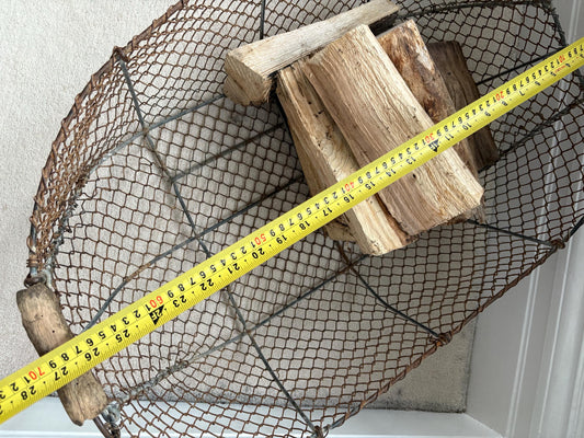 Old French Wire Harvesting Basket.