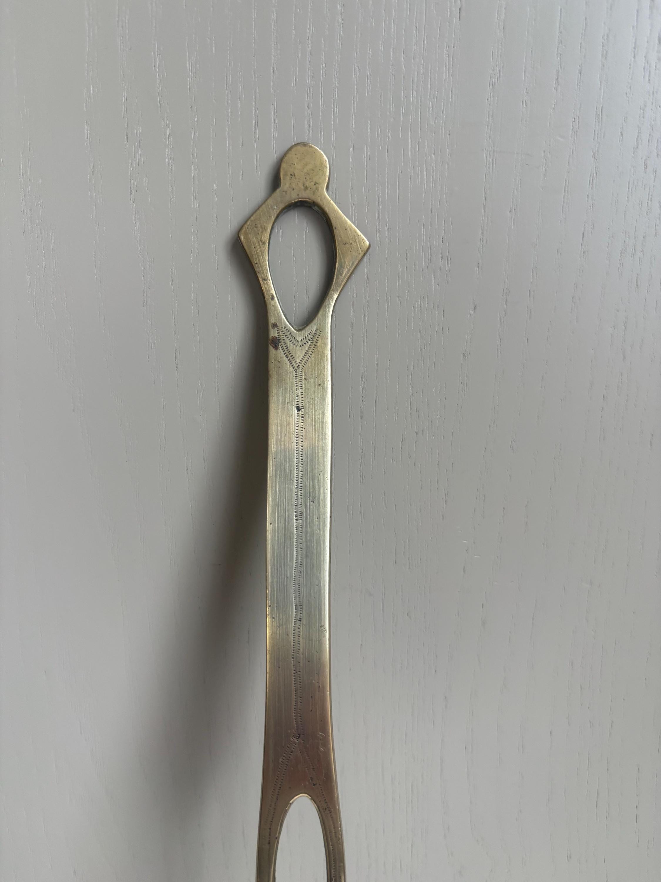 Vintage Brass skimmer, Victorian Kitchen