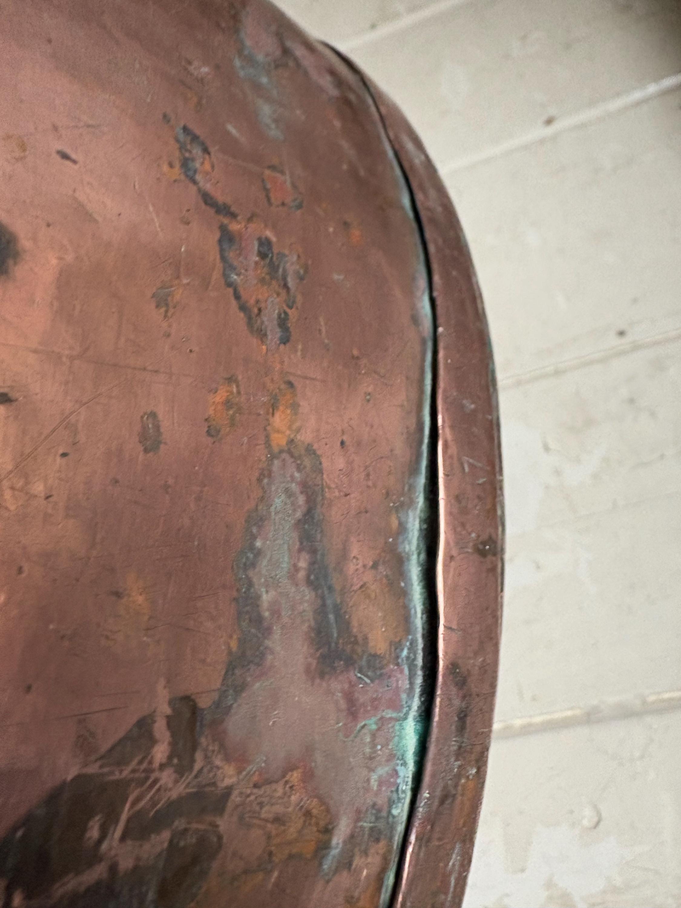 Victorian Antique Copper Coal Bucket.