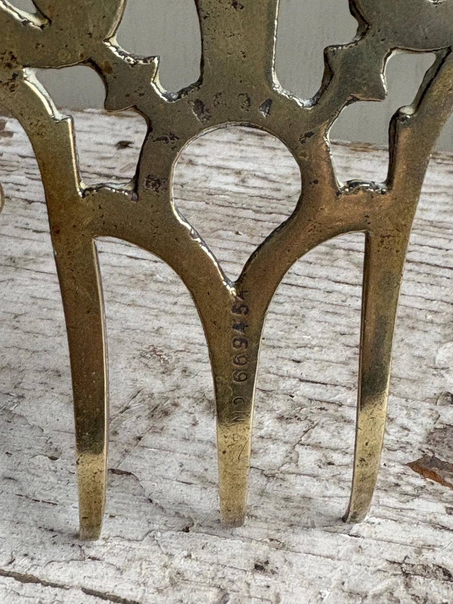 Brass Toasting Fork, Fireside Tools