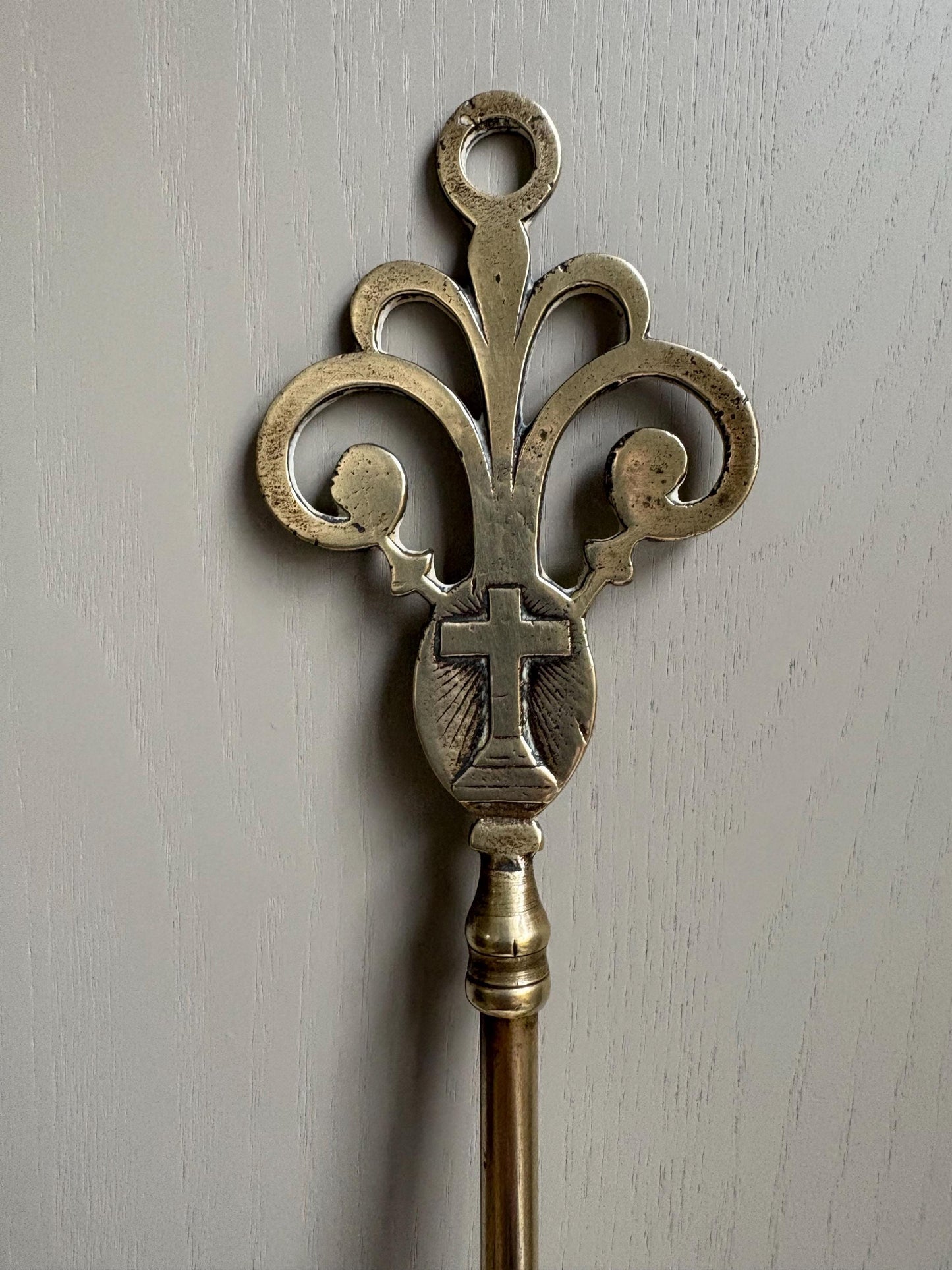 Brass Toasting Fork, Fireside Tools