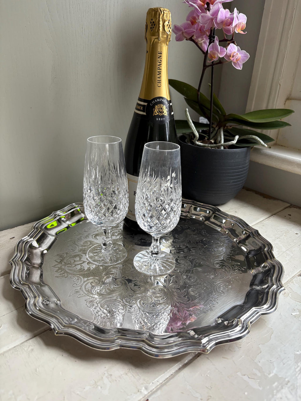 Vintage Plated Tray