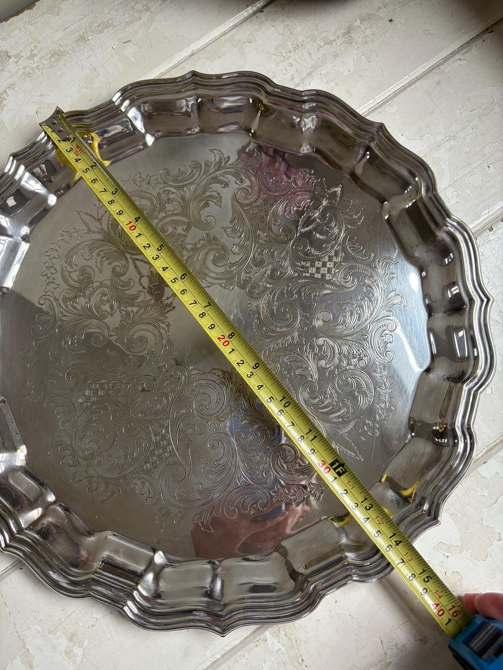 Vintage Plated Tray