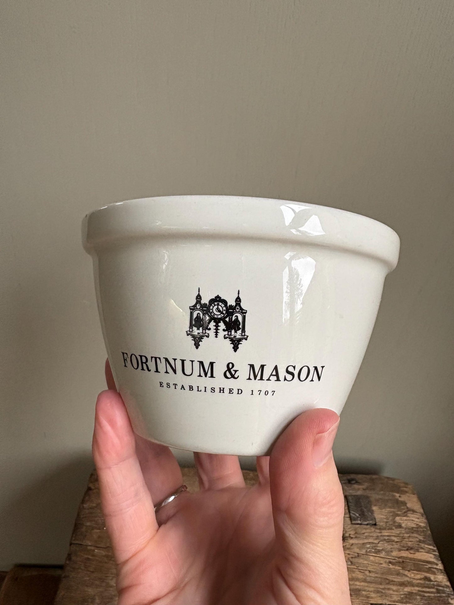 Fortnum and Mason pudding bowl.