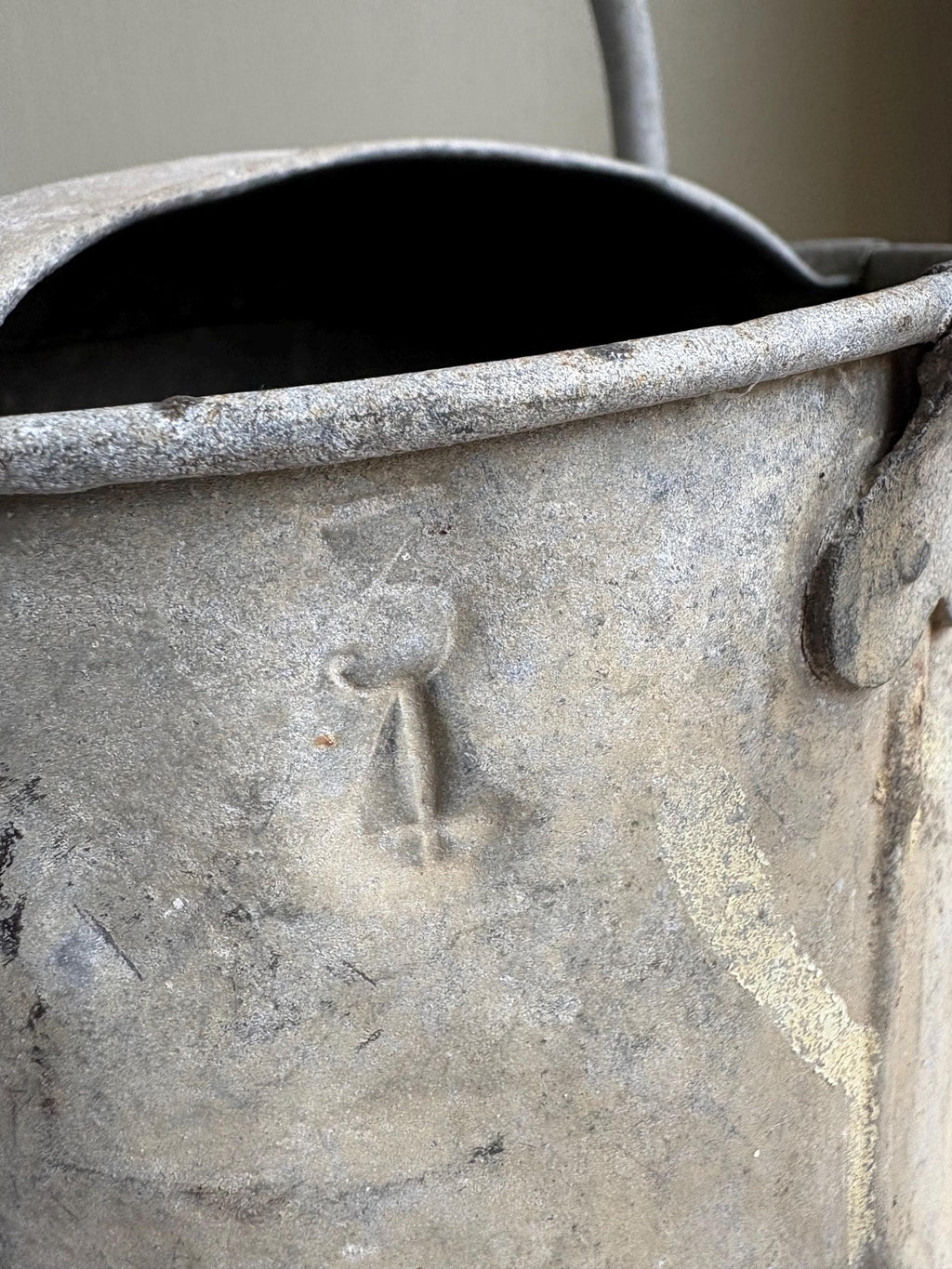 Small Galvanised Vintage Watering Can