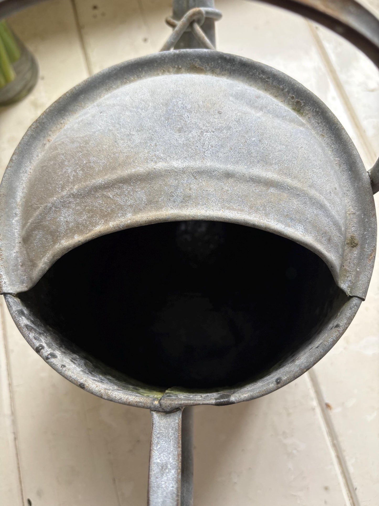 Small Galvanised Vintage Watering Can