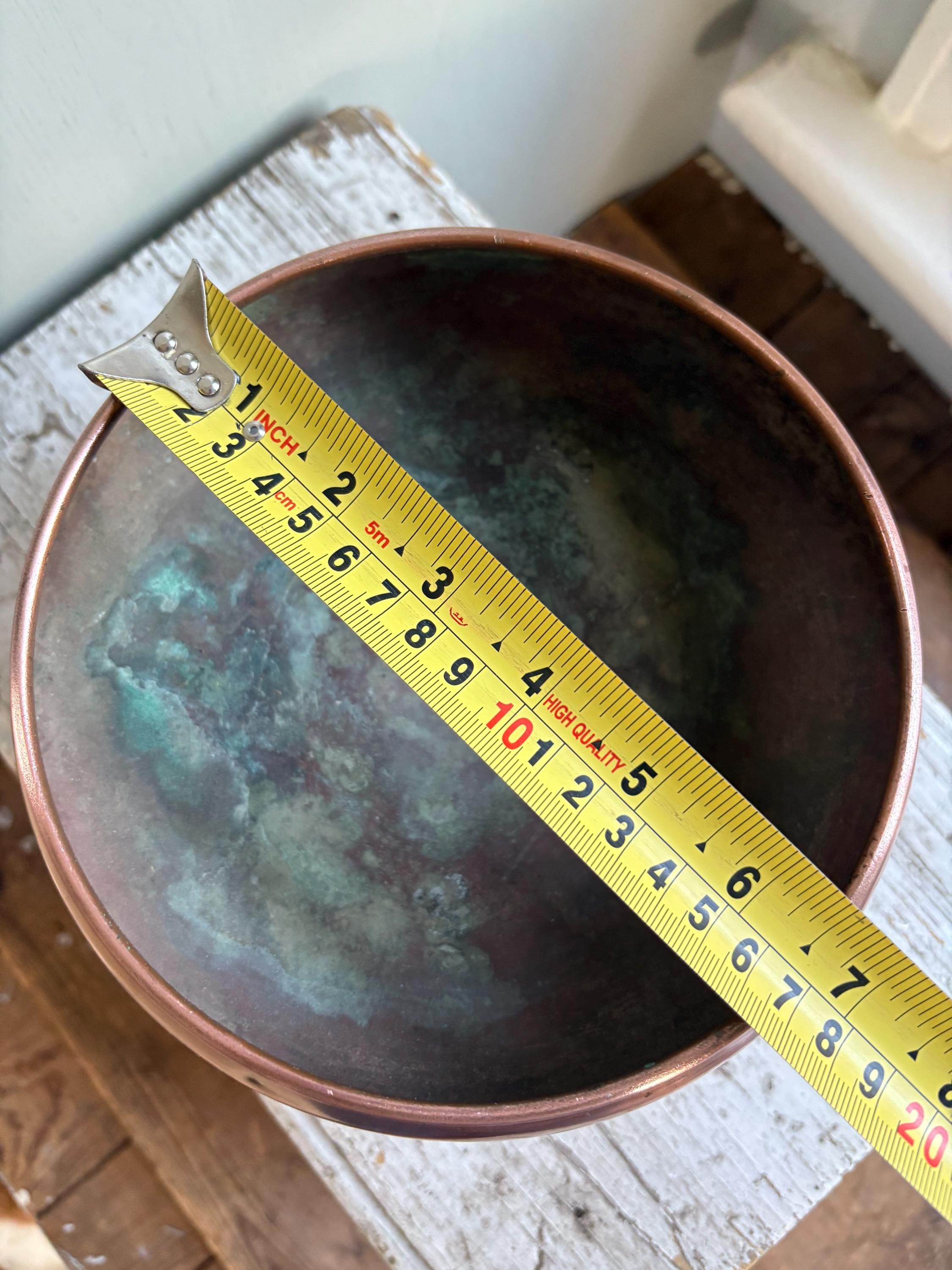 Vintage Copper Pedastal Bowl.