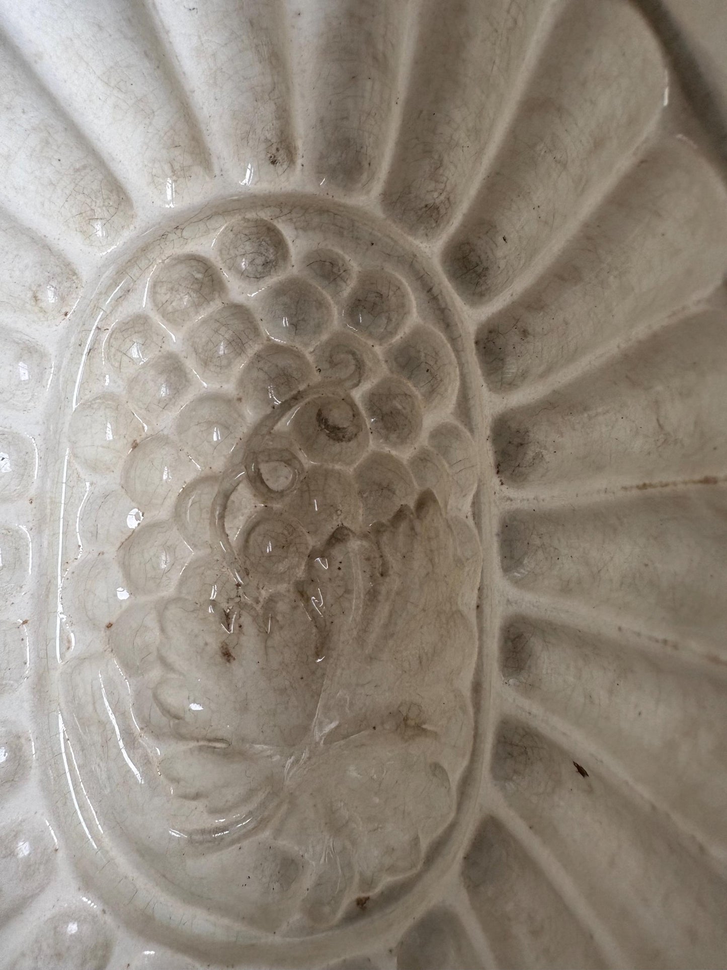Ironstone Jelly Mould, Vintage Jelly Mould