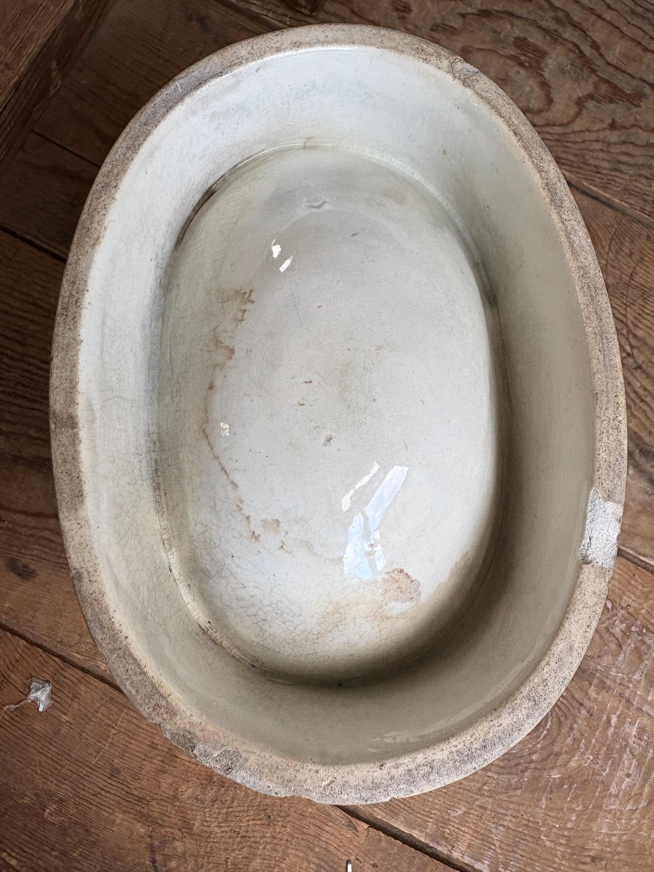 Ironstone Jelly Mould, Vintage Jelly Mould