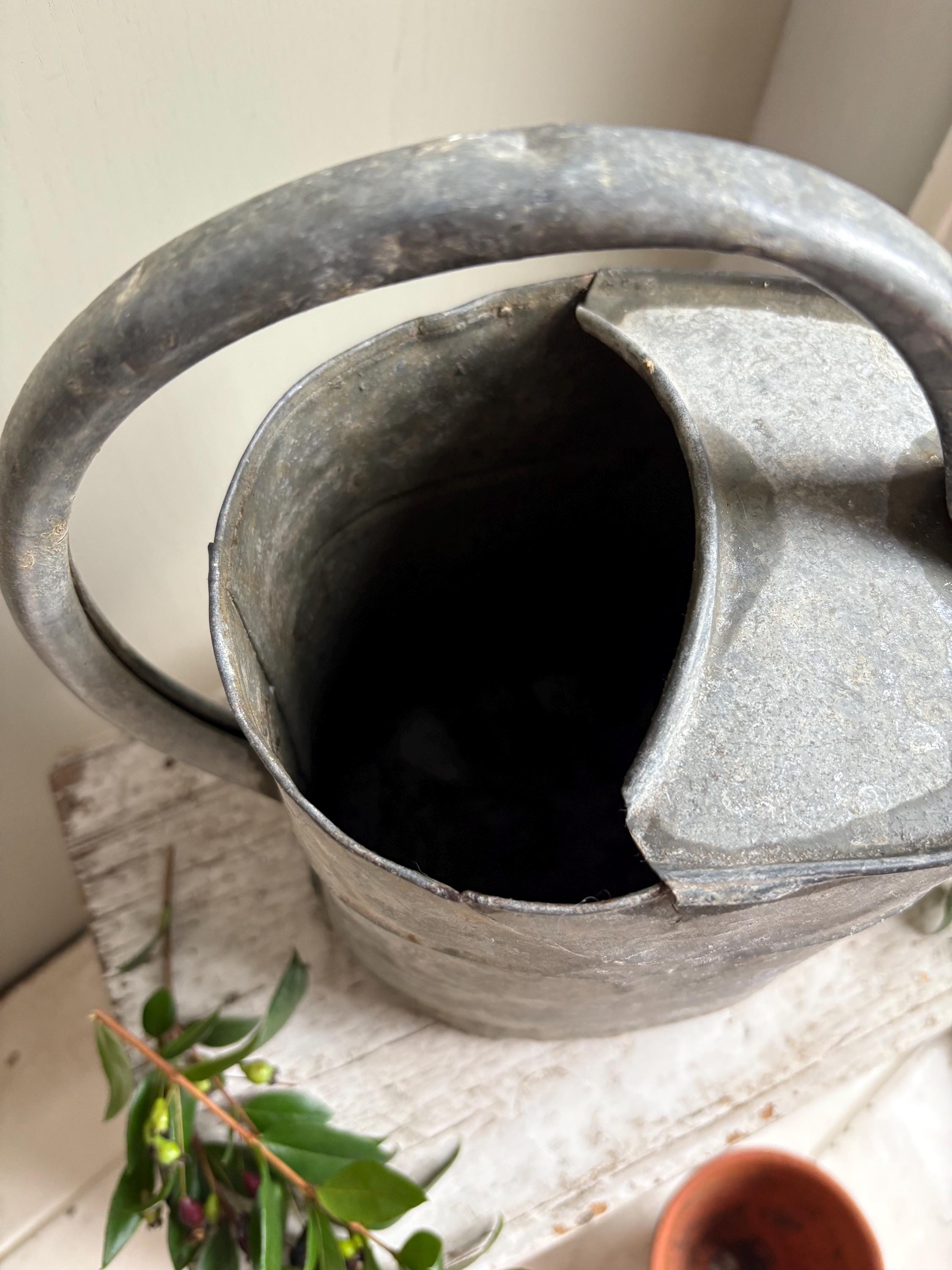 Galvanised Vintage Watering Can