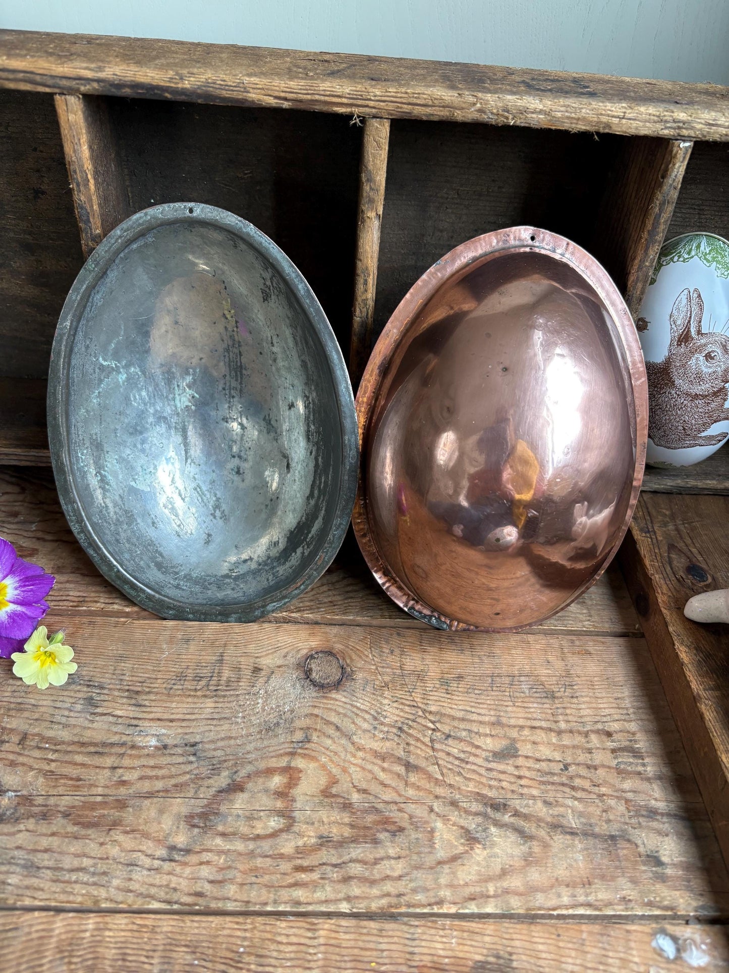 Copper Chocolate Egg Mould