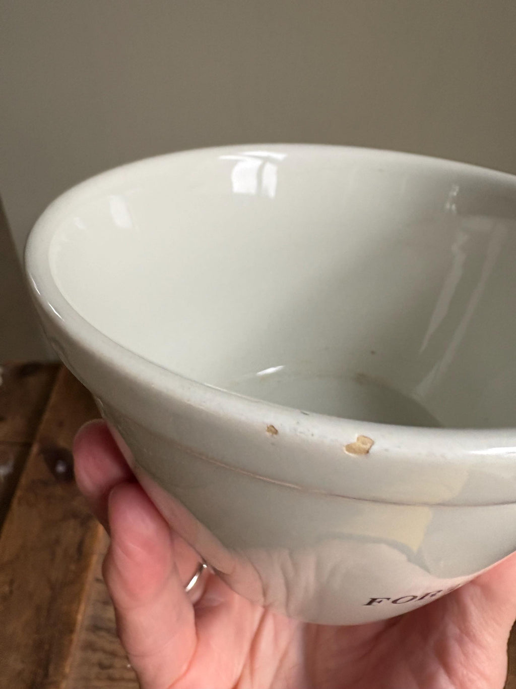 Fortnum and Mason pudding bowl.