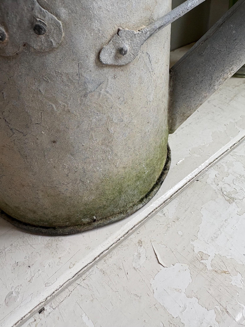Small Galvanised Vintage Watering Can