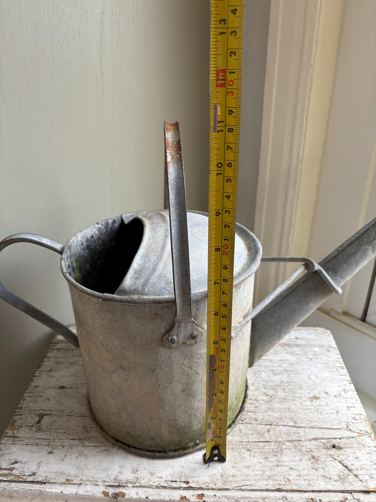 Small Galvanised Vintage Watering Can