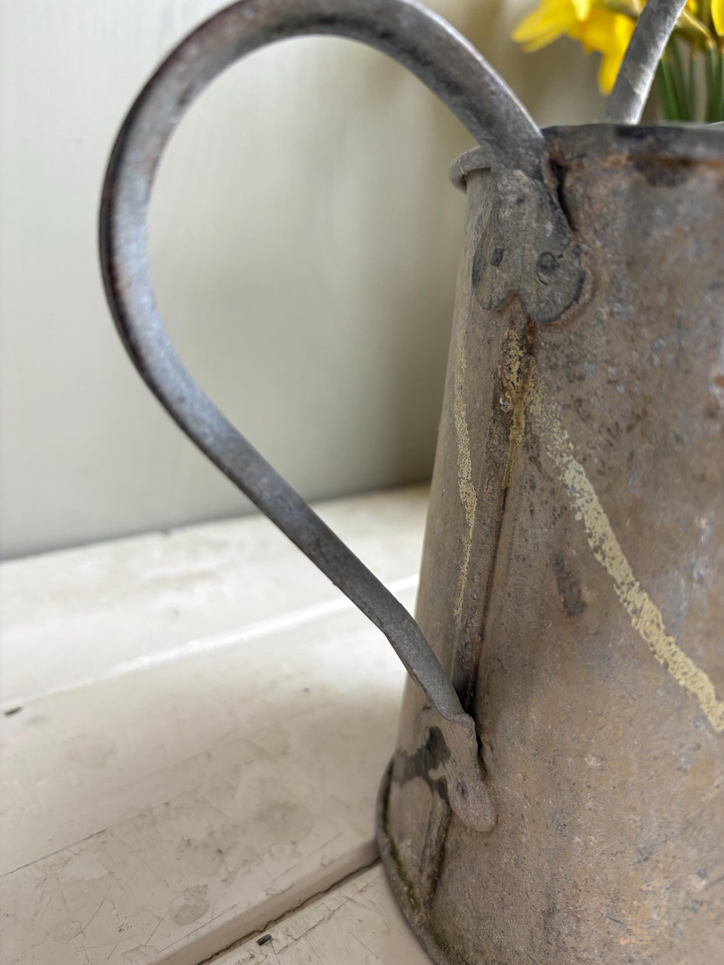 Small Galvanised Vintage Watering Can