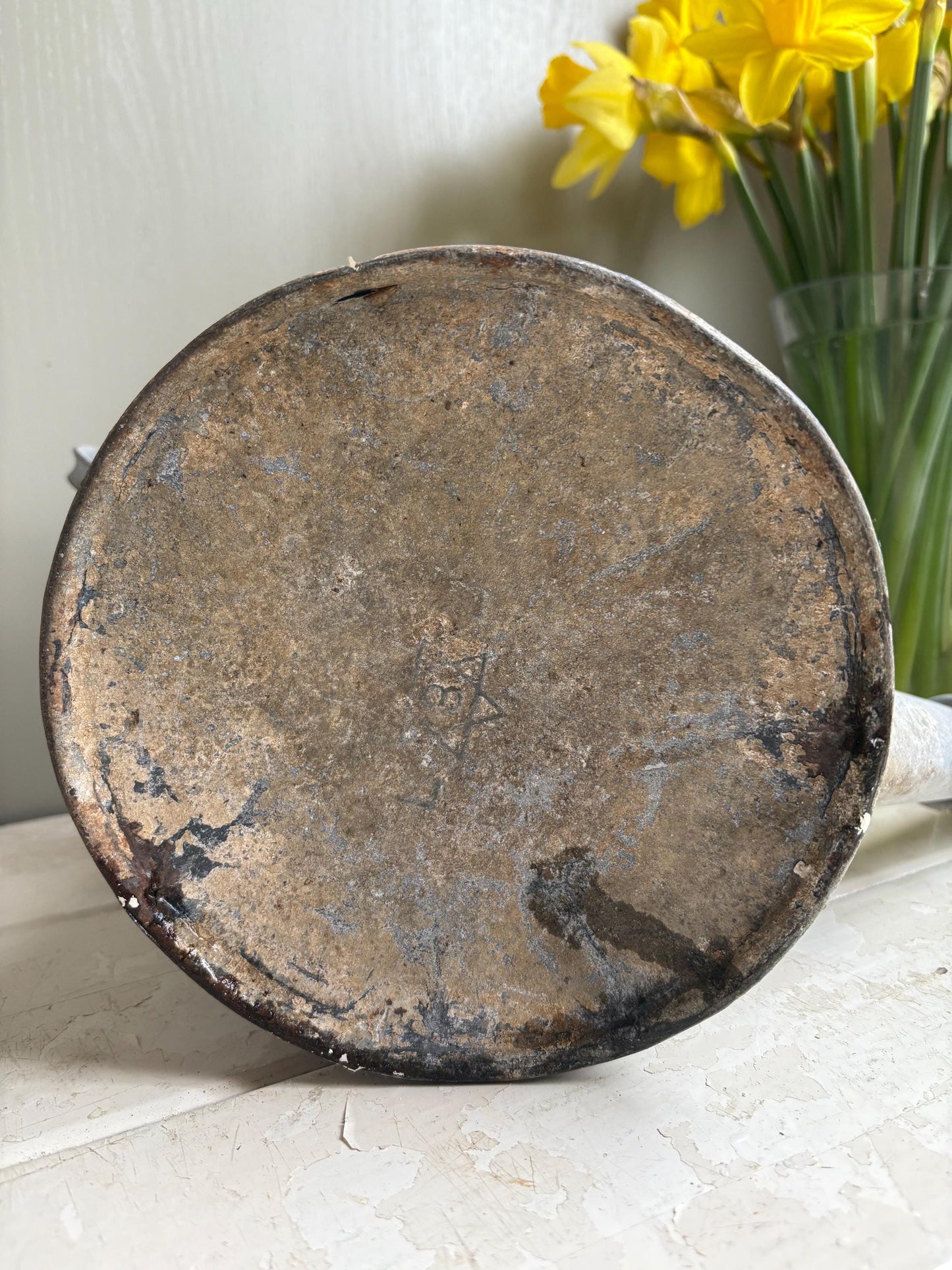 Small Galvanised Vintage Watering Can