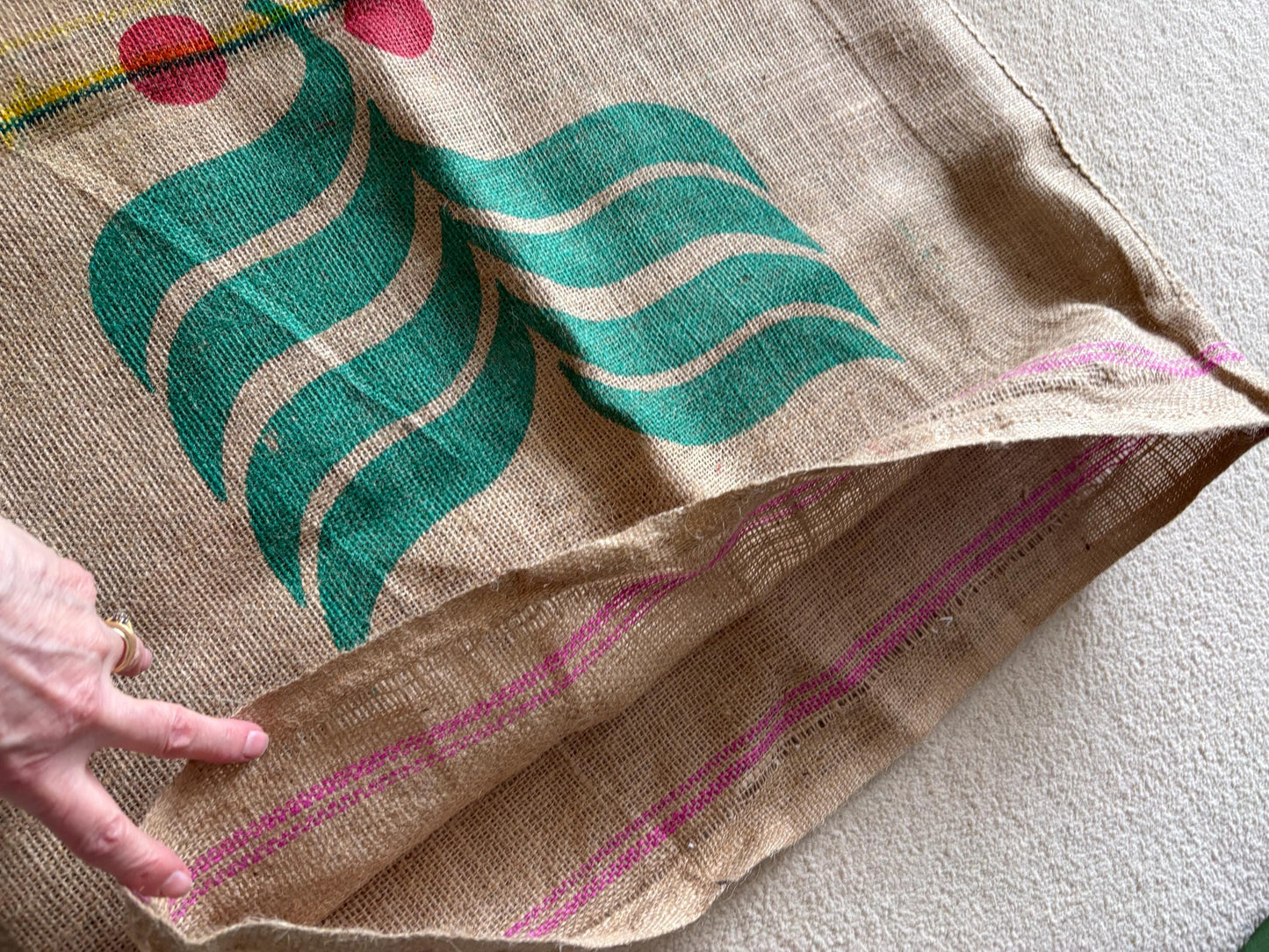 Coffee Bean Hessian Sack