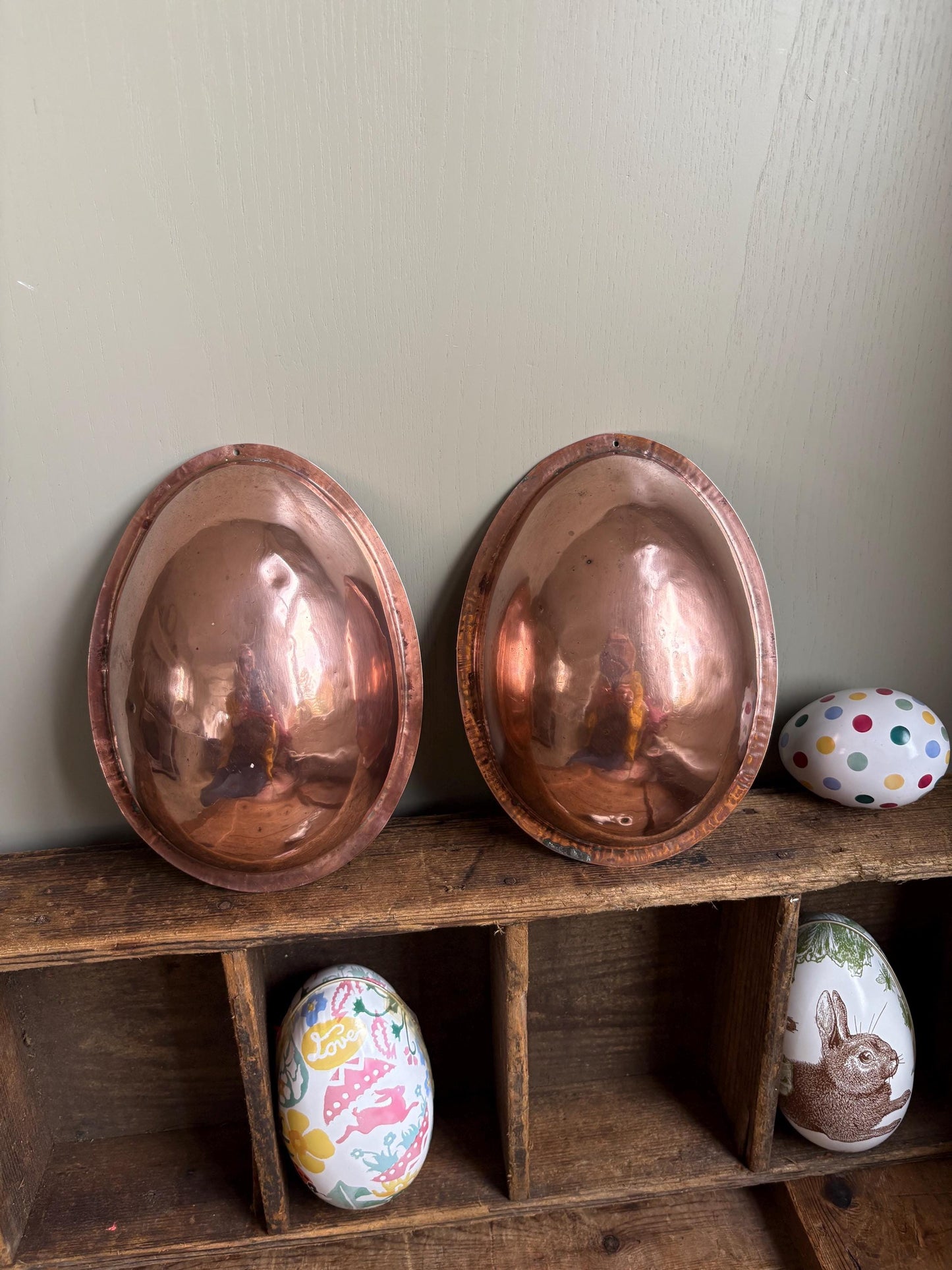 Copper Chocolate Egg Mould