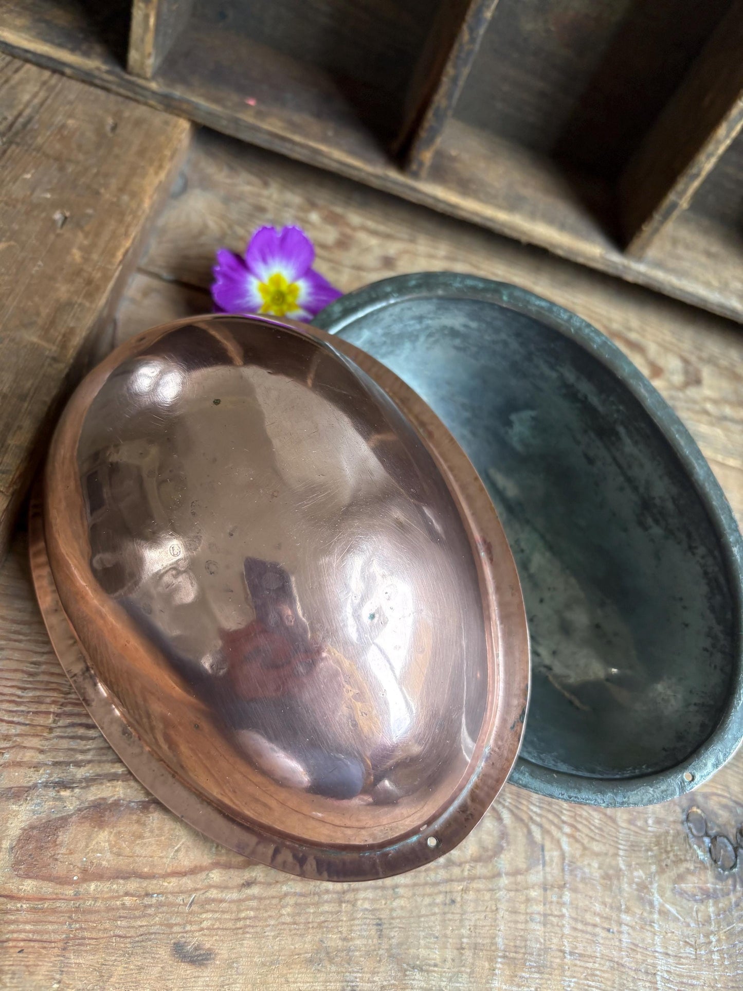 Copper Chocolate Egg Mould