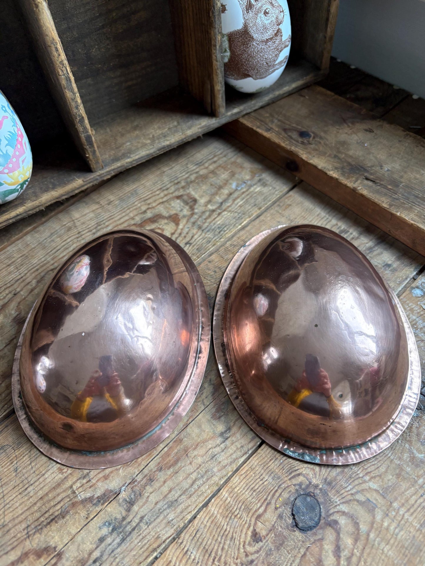 Copper Chocolate Egg Mould