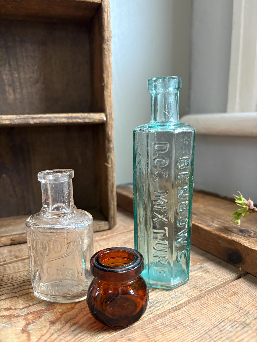 Trio of Vintage Bottles