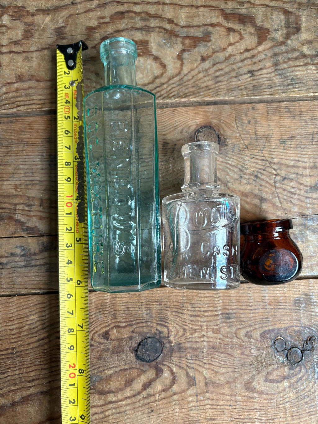 Trio of Vintage Bottles