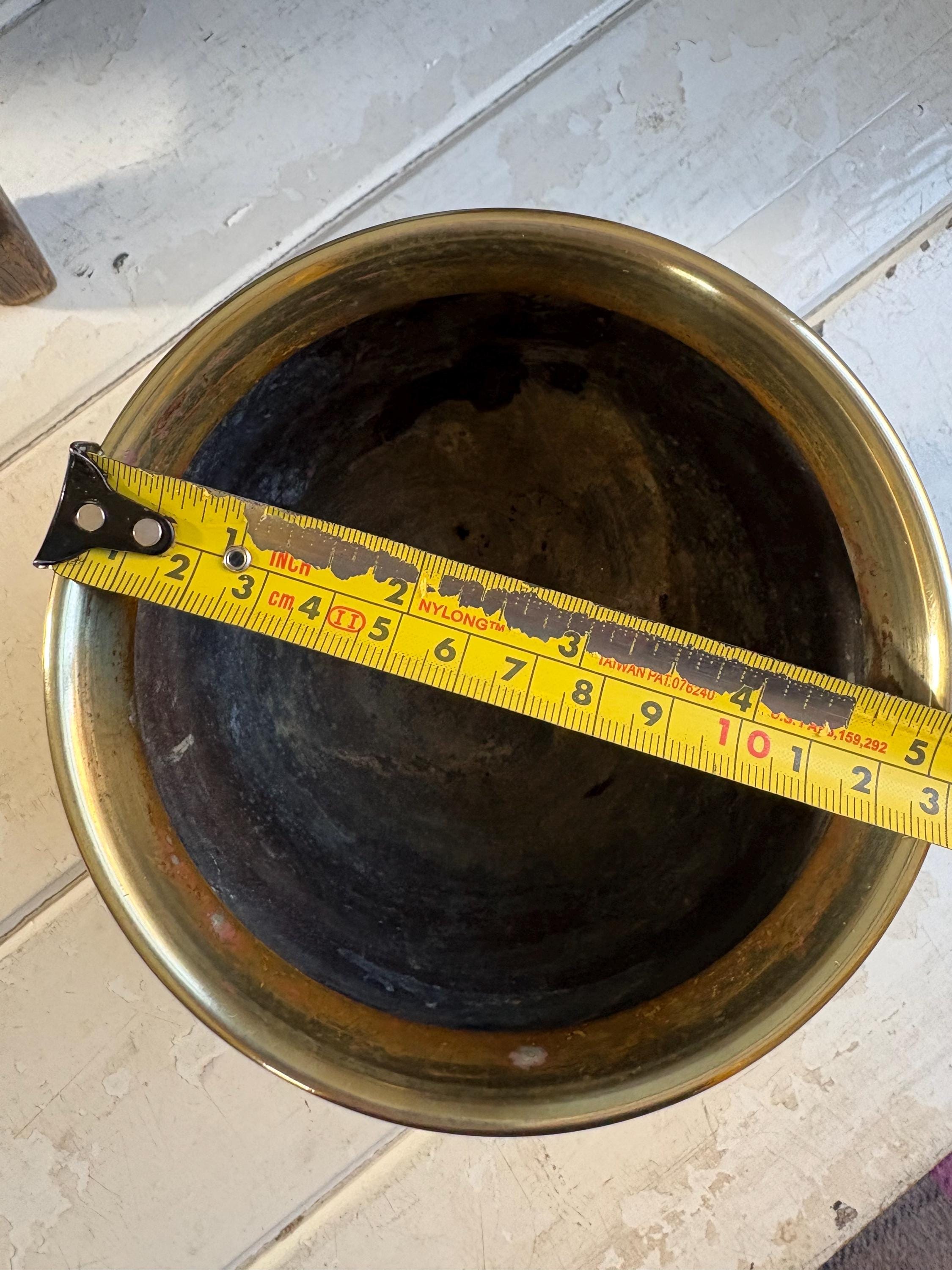 Old Brass Planter