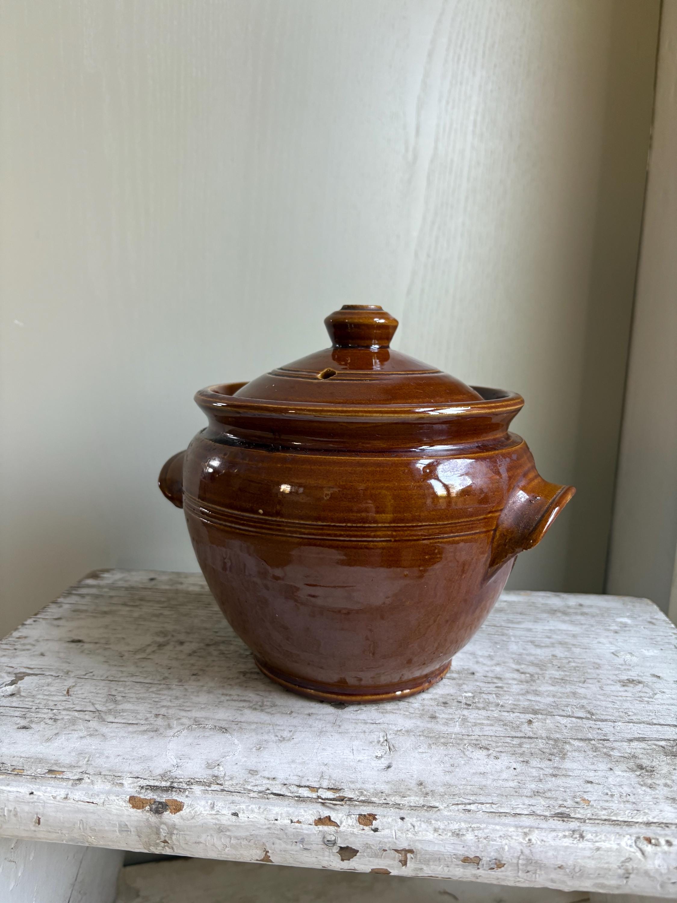 Pearsons Brown Glazed Casserole Dish, Tureen