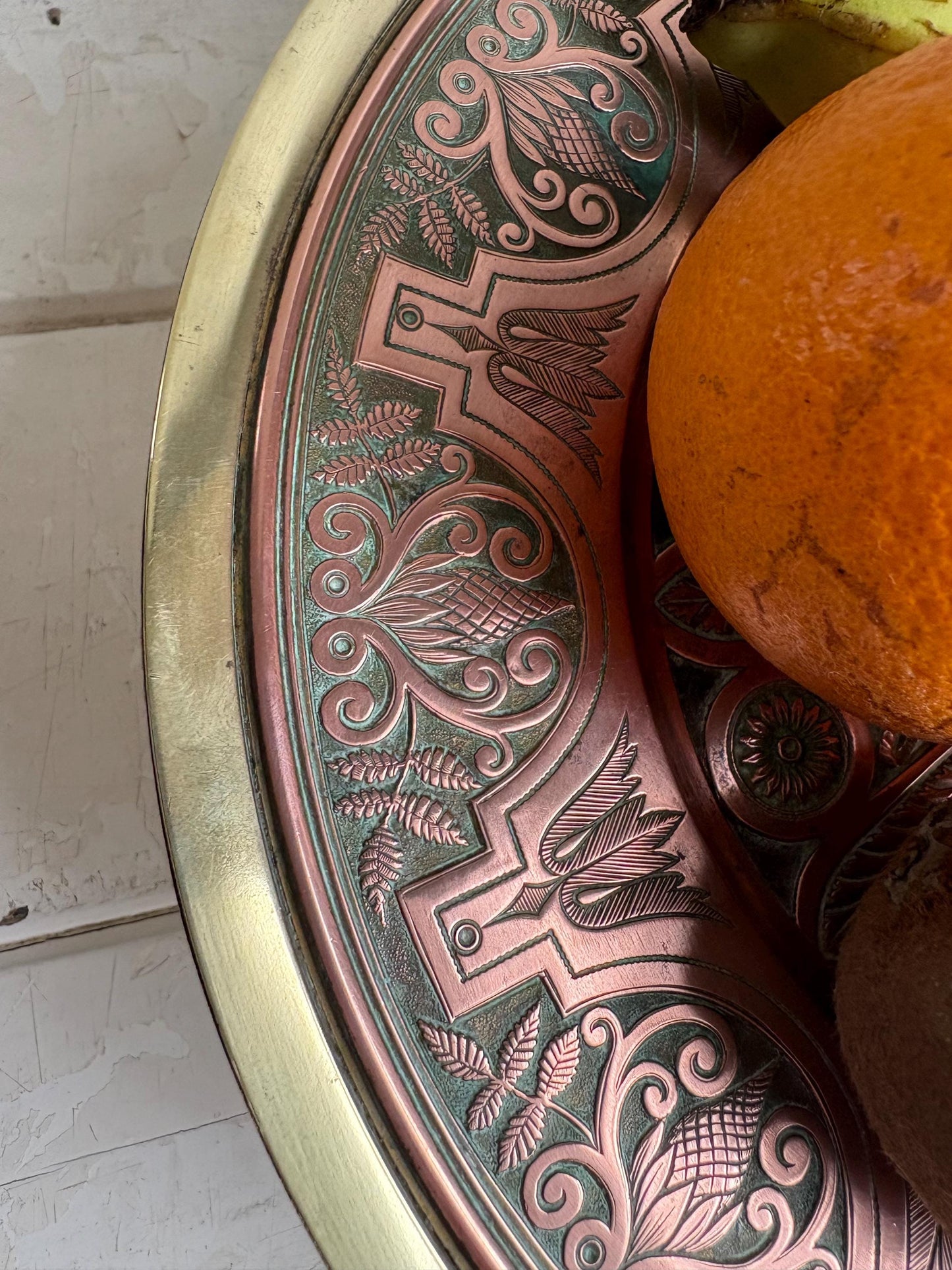 Copper and Brass Tazza